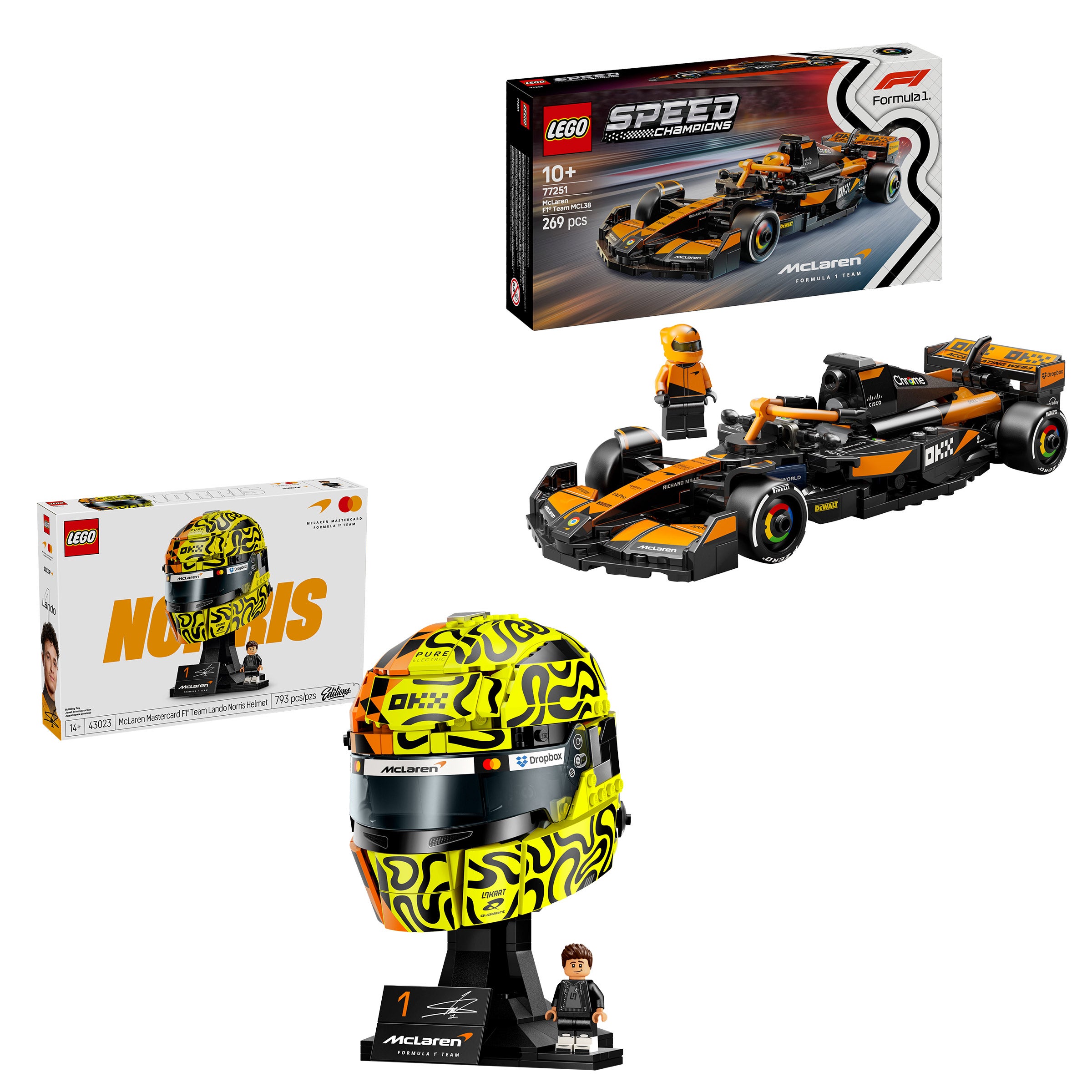 LEGO McLaren Norris Helmet Bundle