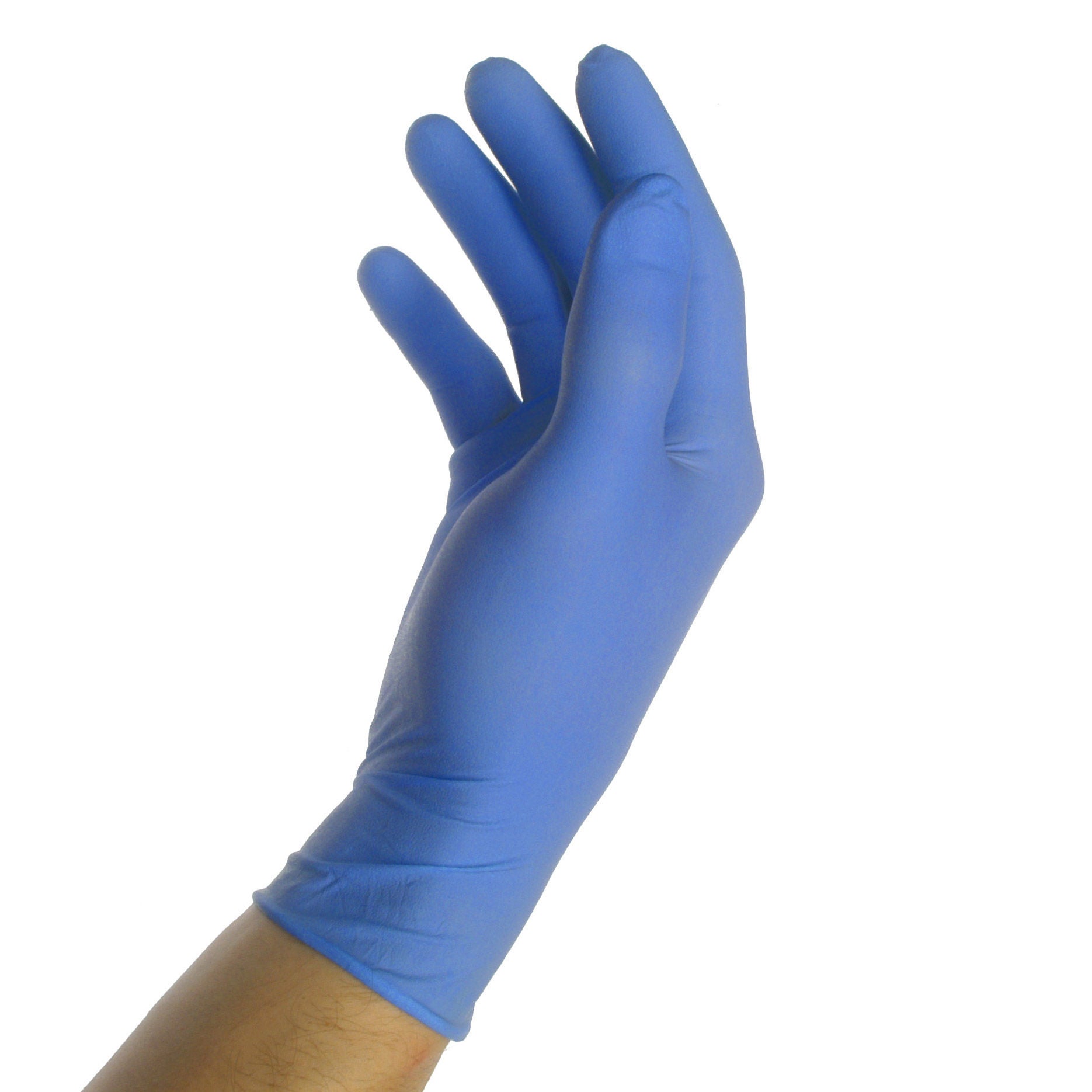 Vulcan Nitrile Gloves, XL, Indigo