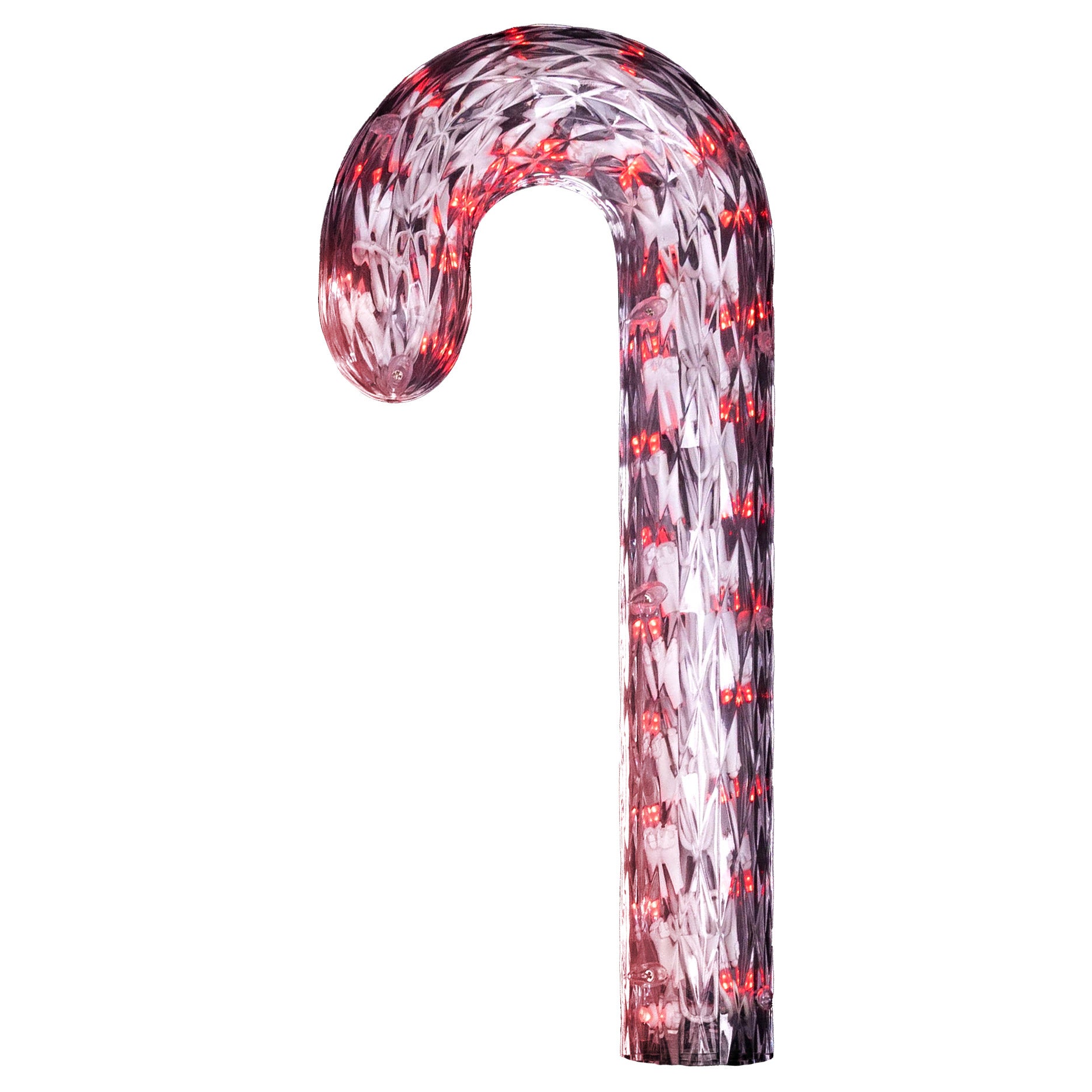 12" Color Changing Candy Cane LED Pathway Lights, Set of 6
