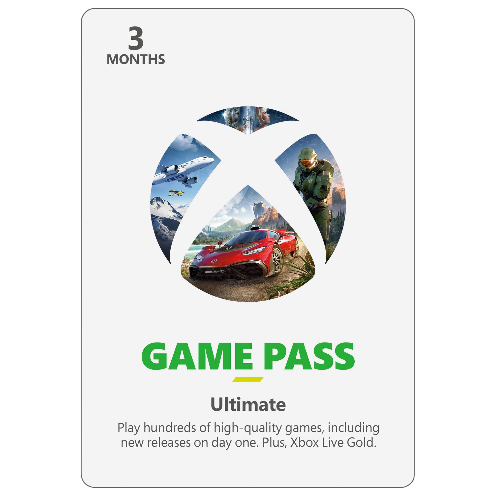 Xbox Game Pass Ultimate 3-Month Membership Digital Code