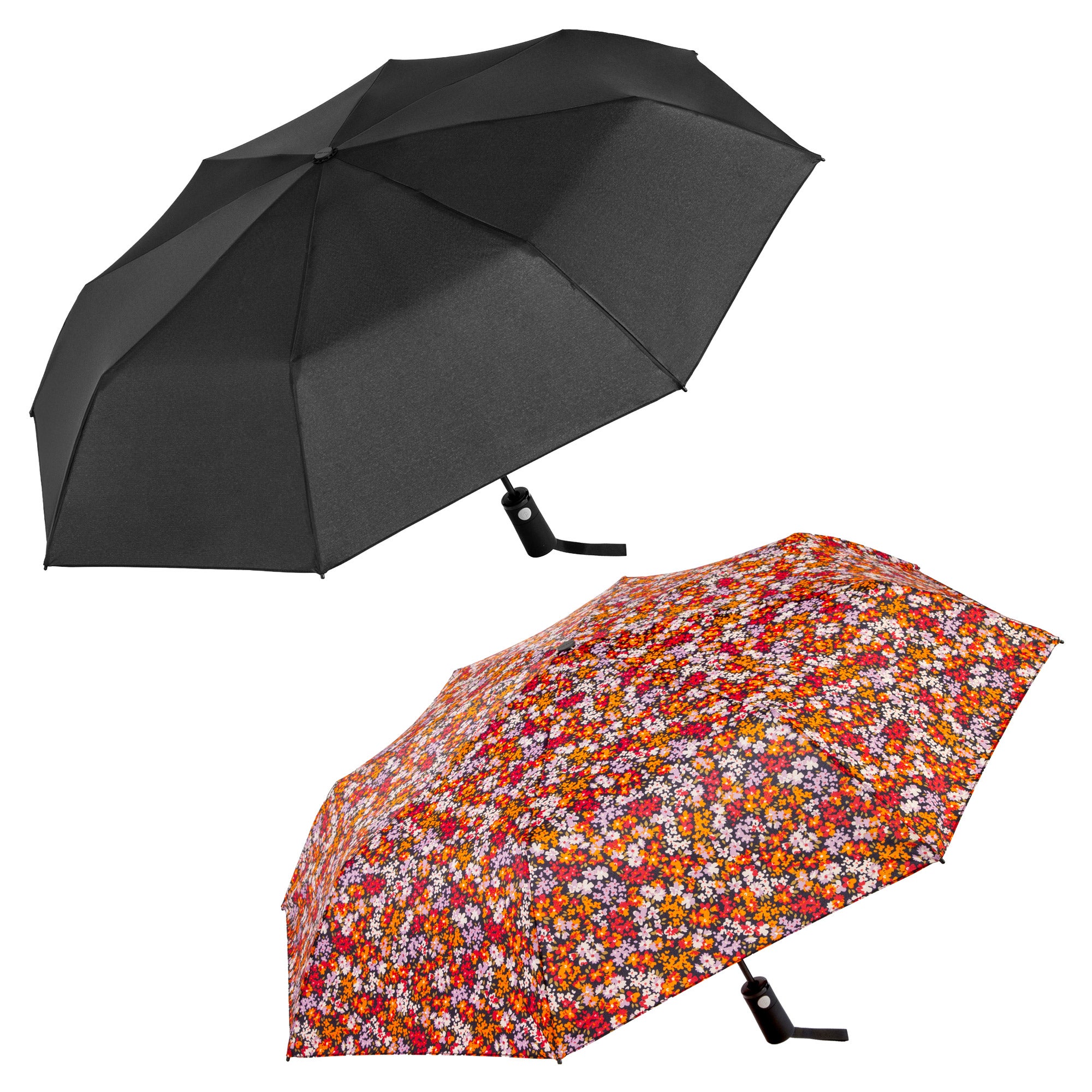 Shed Rain 43" Automatic Compact Umbrella, 2-pack