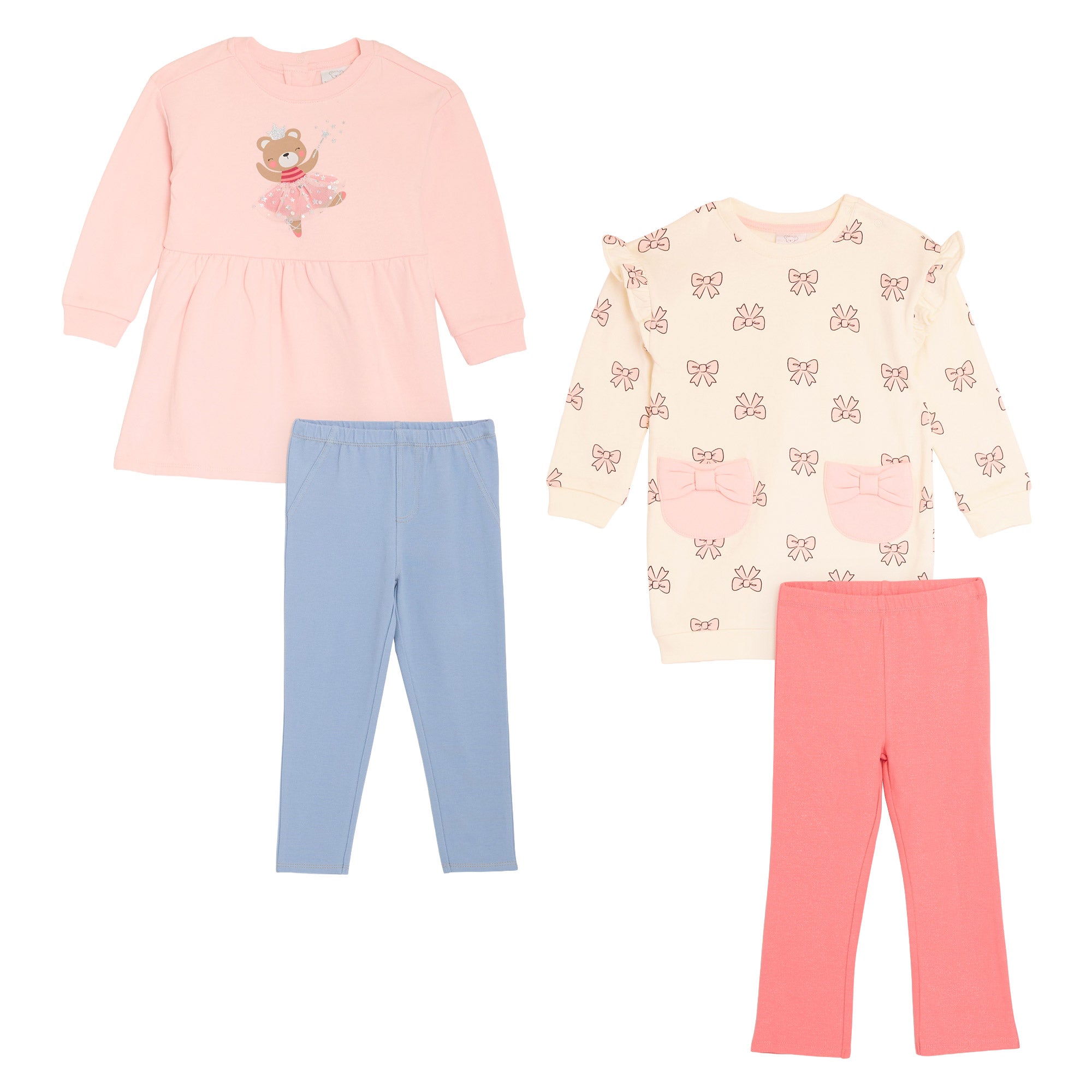 Koala Kids' 4-piece Dress Playwear Set