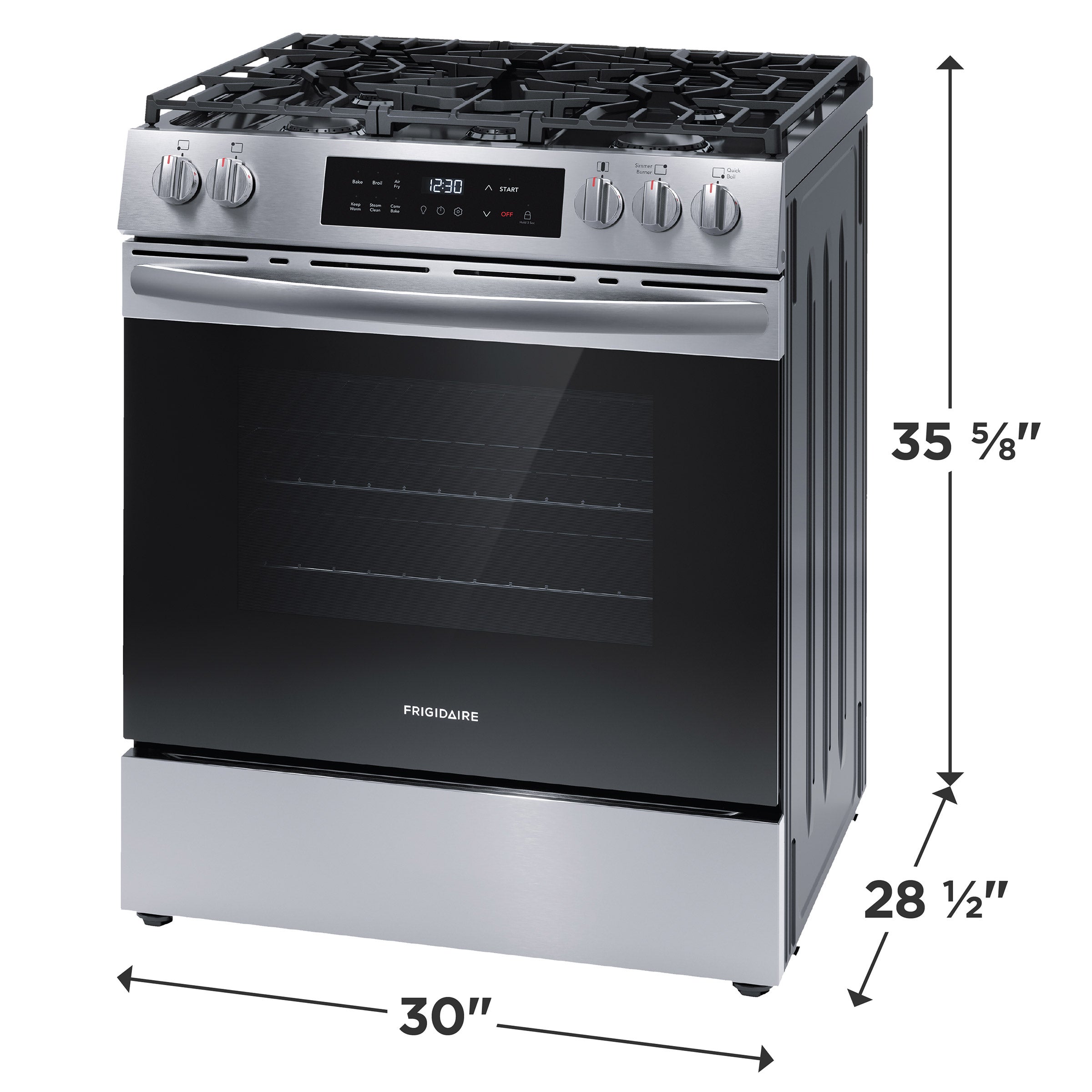 Frigidaire 5.1 cu. ft. 30" Gas Range with Air Fry