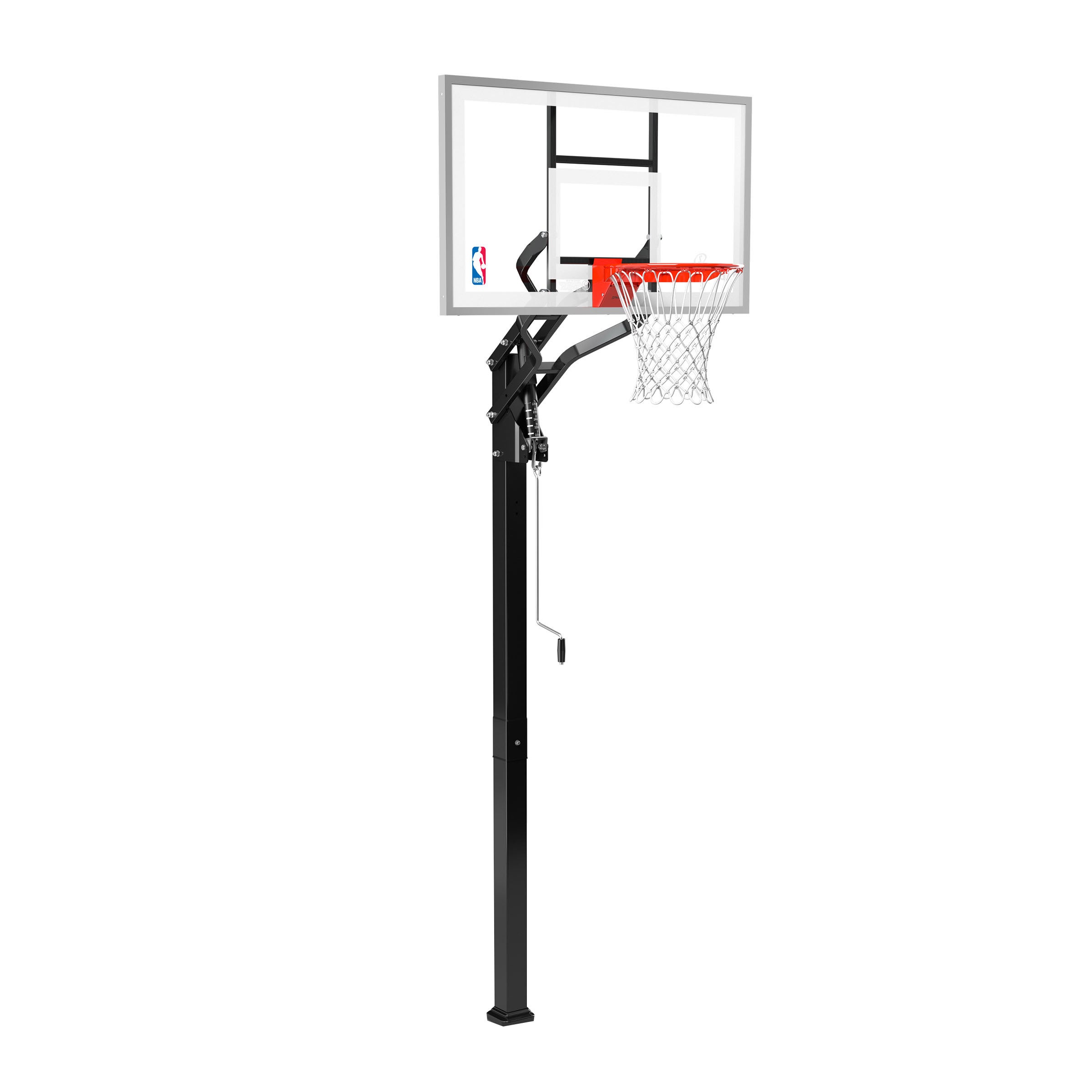 Spalding NBA 54" Tempered Glass In-Ground Basketball Hoop
