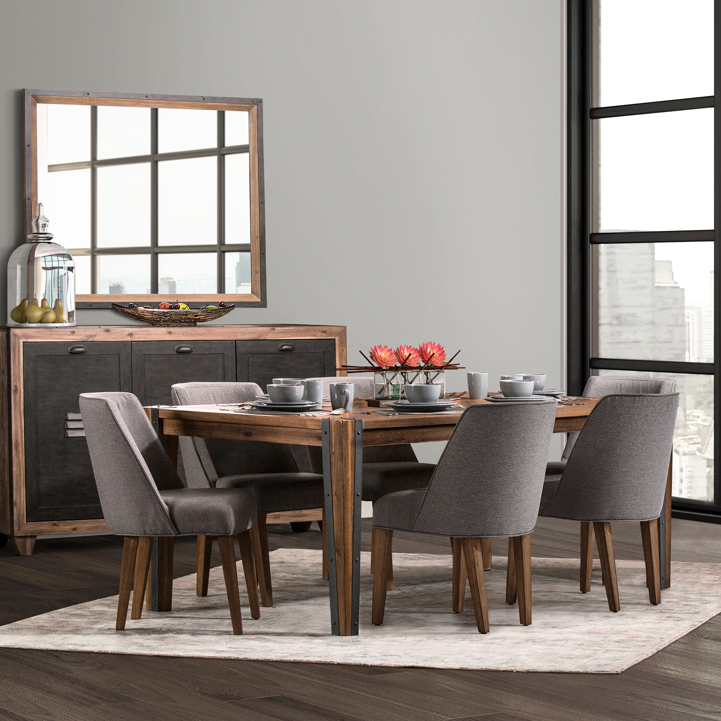 Brooklyn Walk 9-piece Dining set