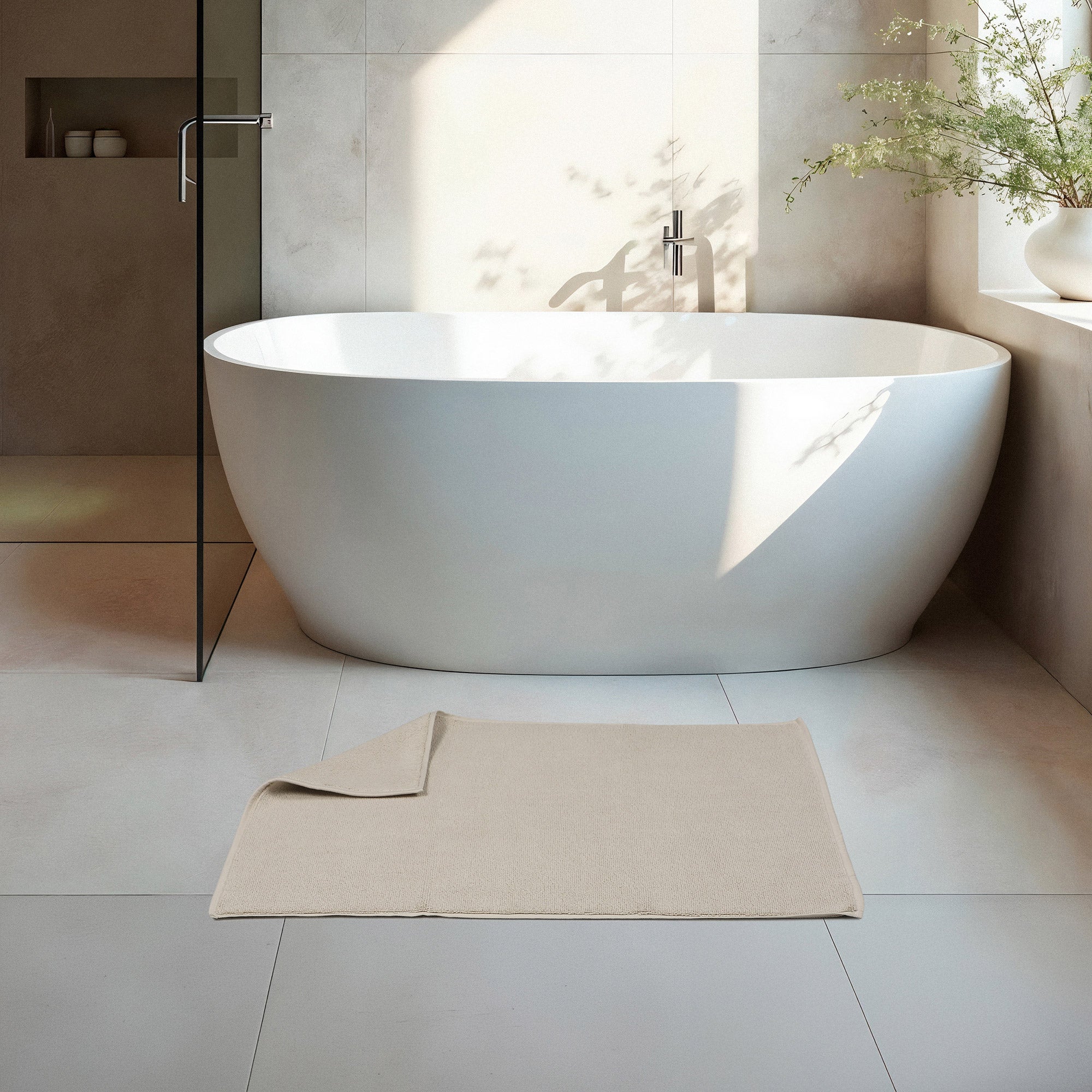 The Turkish Towel Company 100% Cotton Hotel Bath Mat