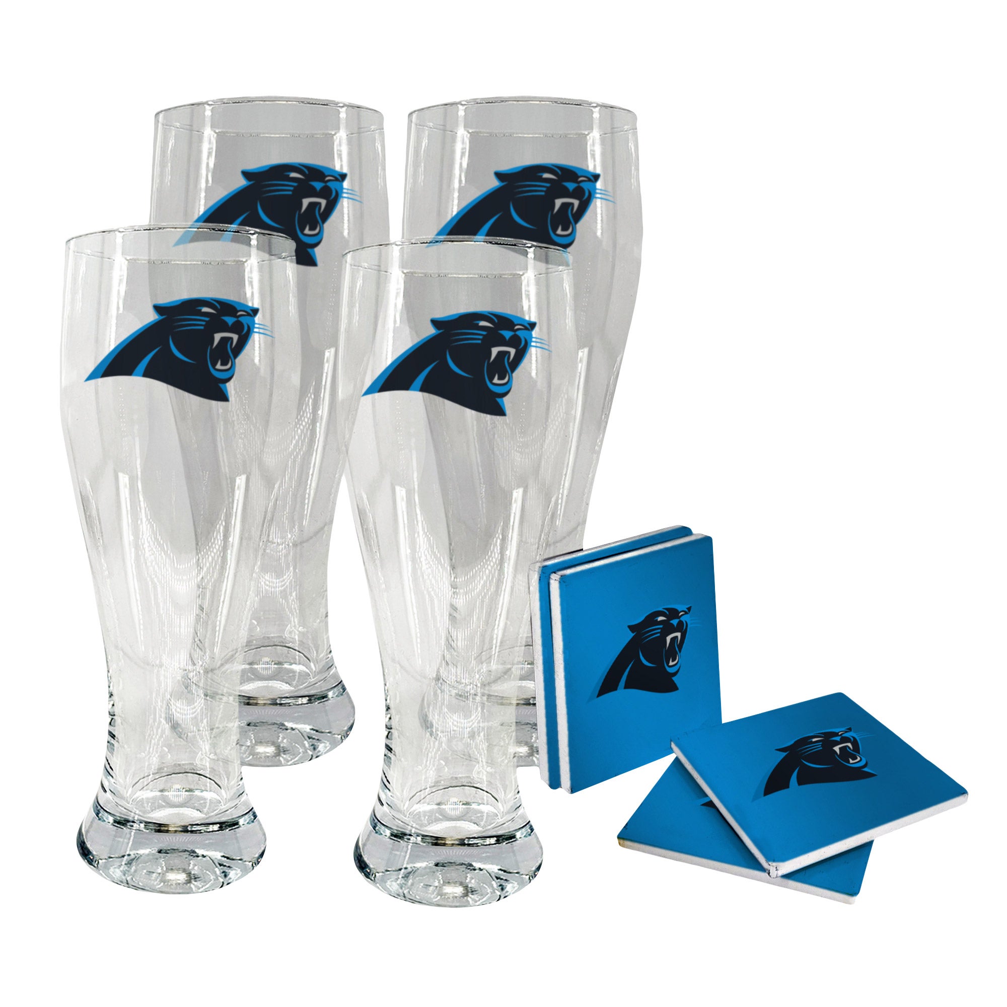 NFL Pilsner & Coaster Set