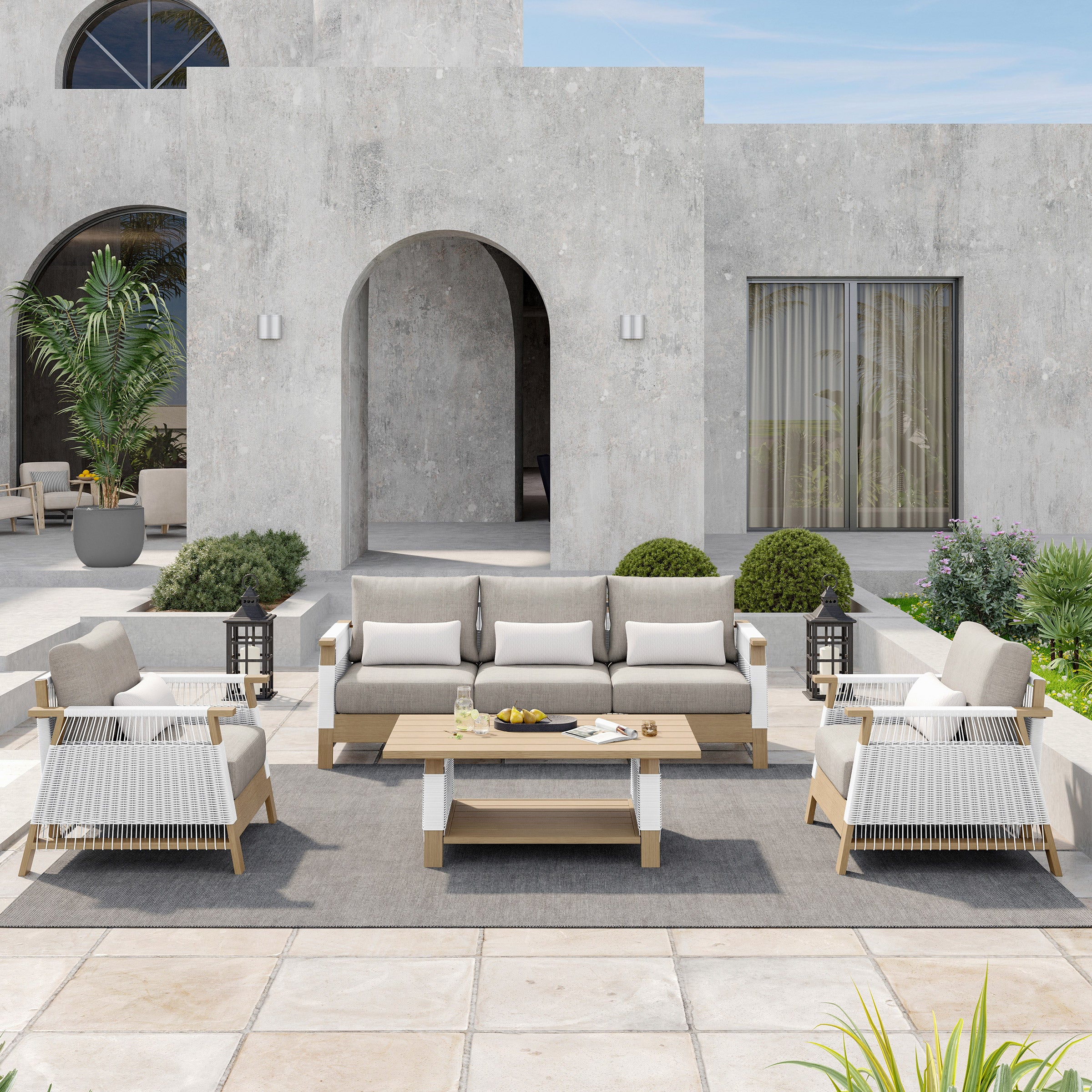 Sirio Maia 4-piece Outdoor Patio Seating Set