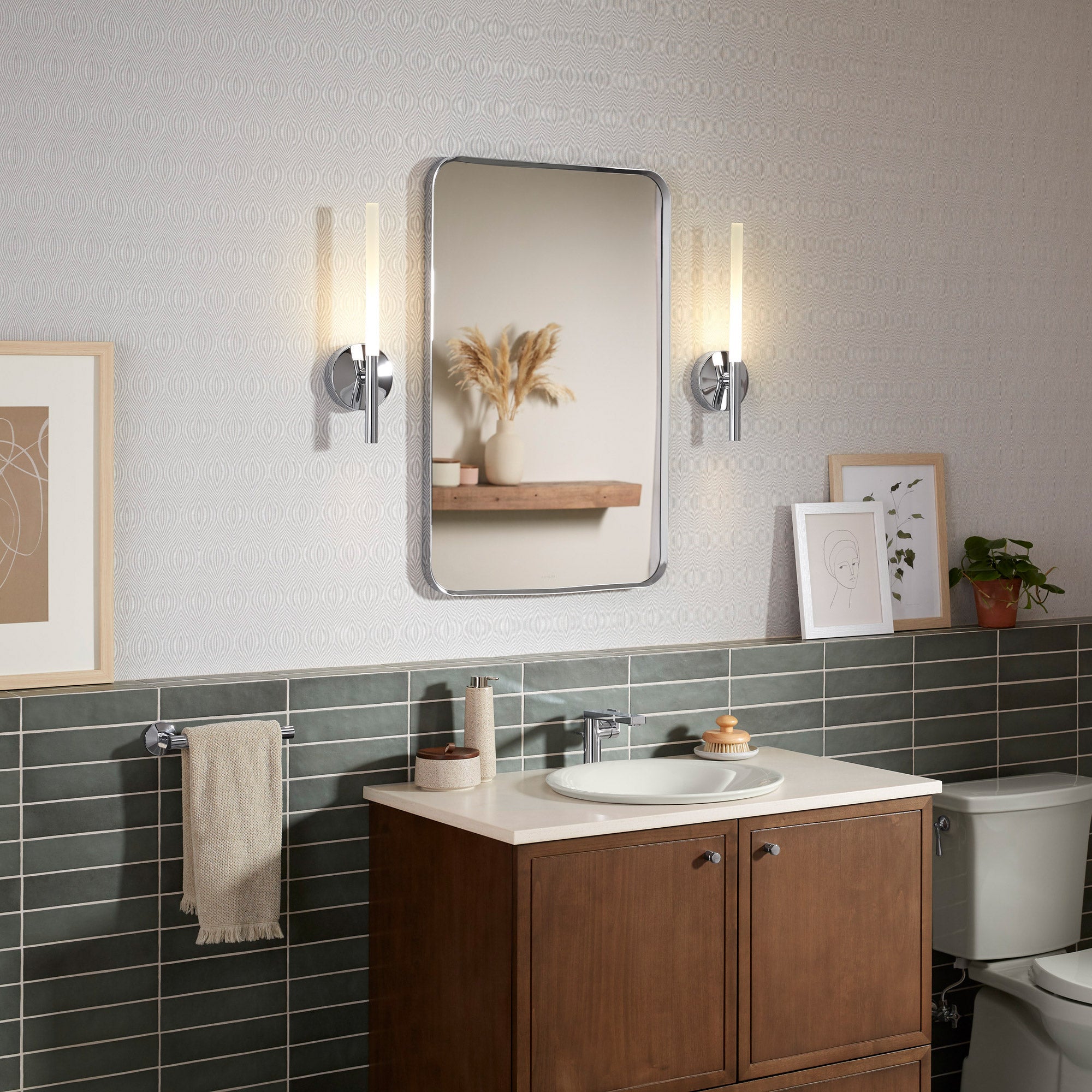 Kohler Orime Rectangular Framed Mirror