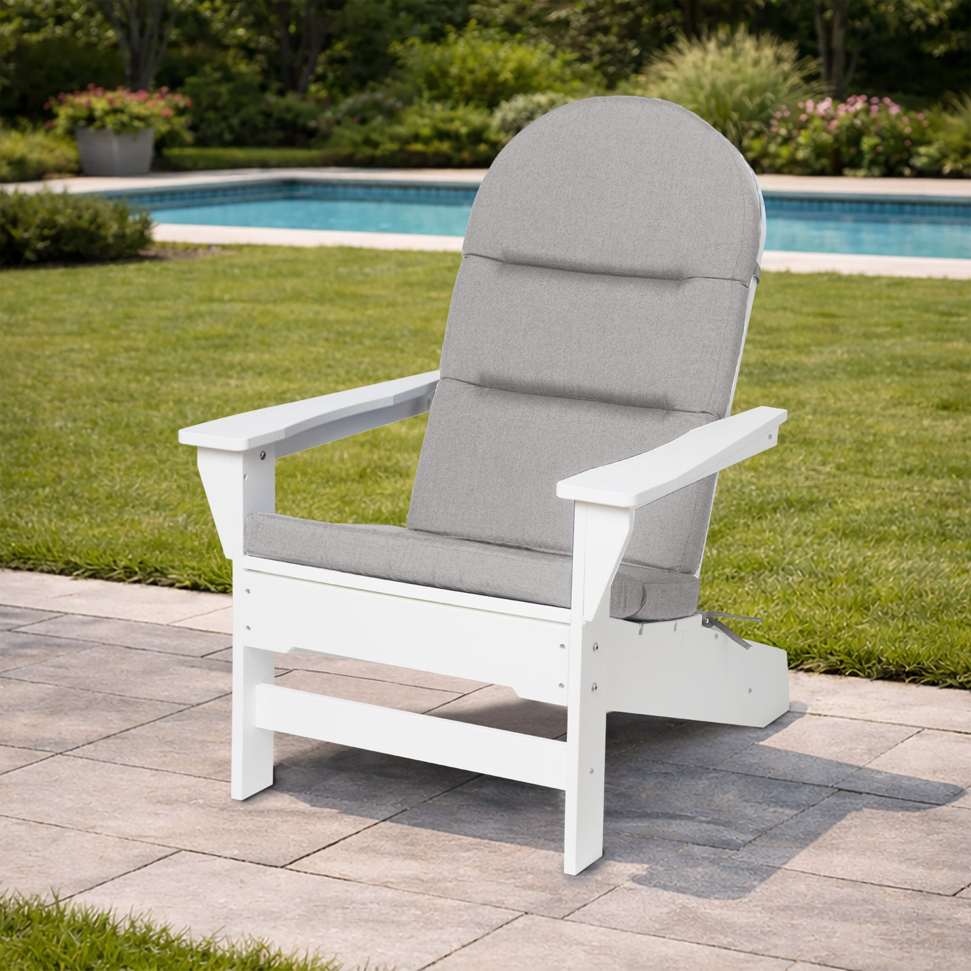 Adirondack Cushion for Long Beach POLYWOOD Chairs, 2-pack