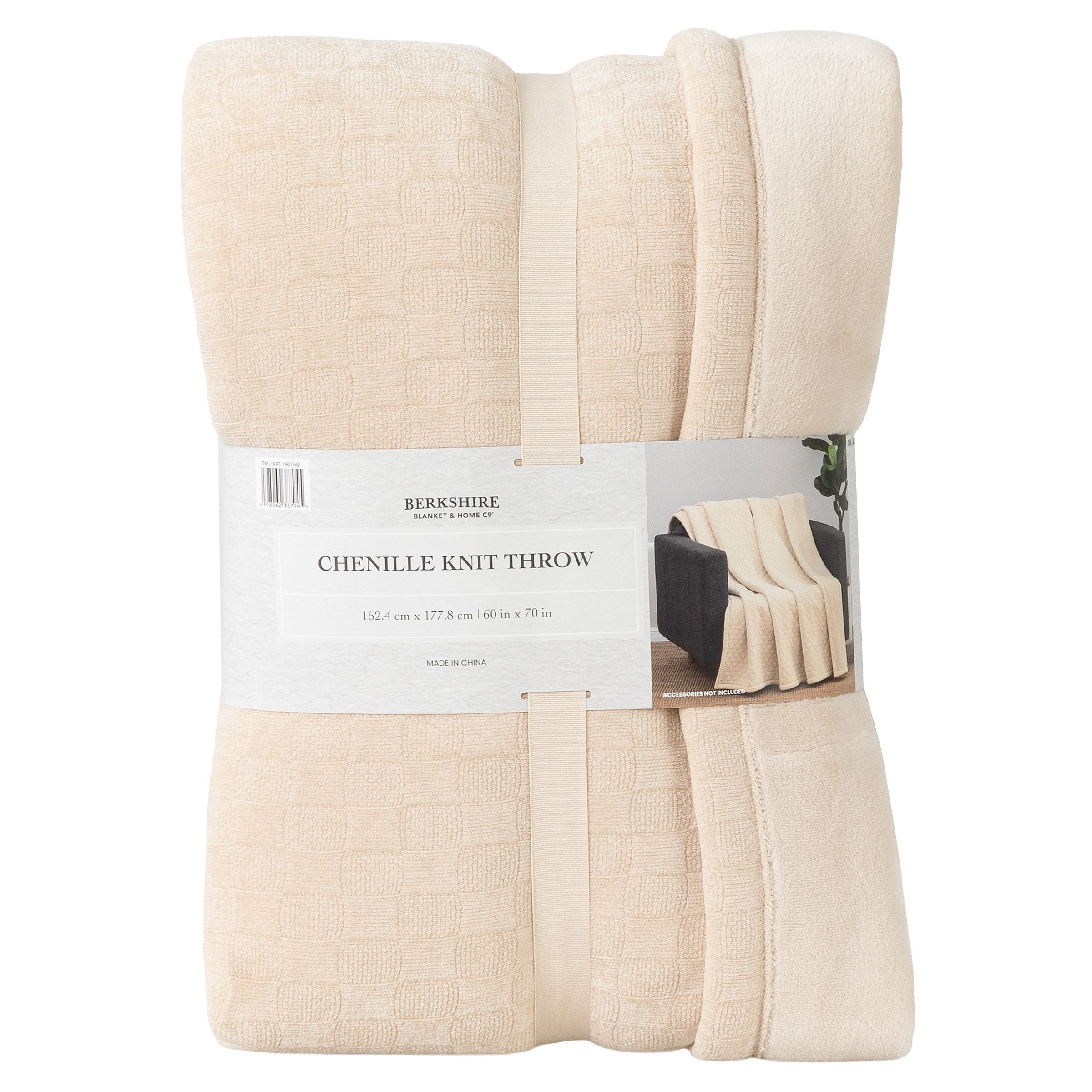 Berkshire Chenille Knit Throw
