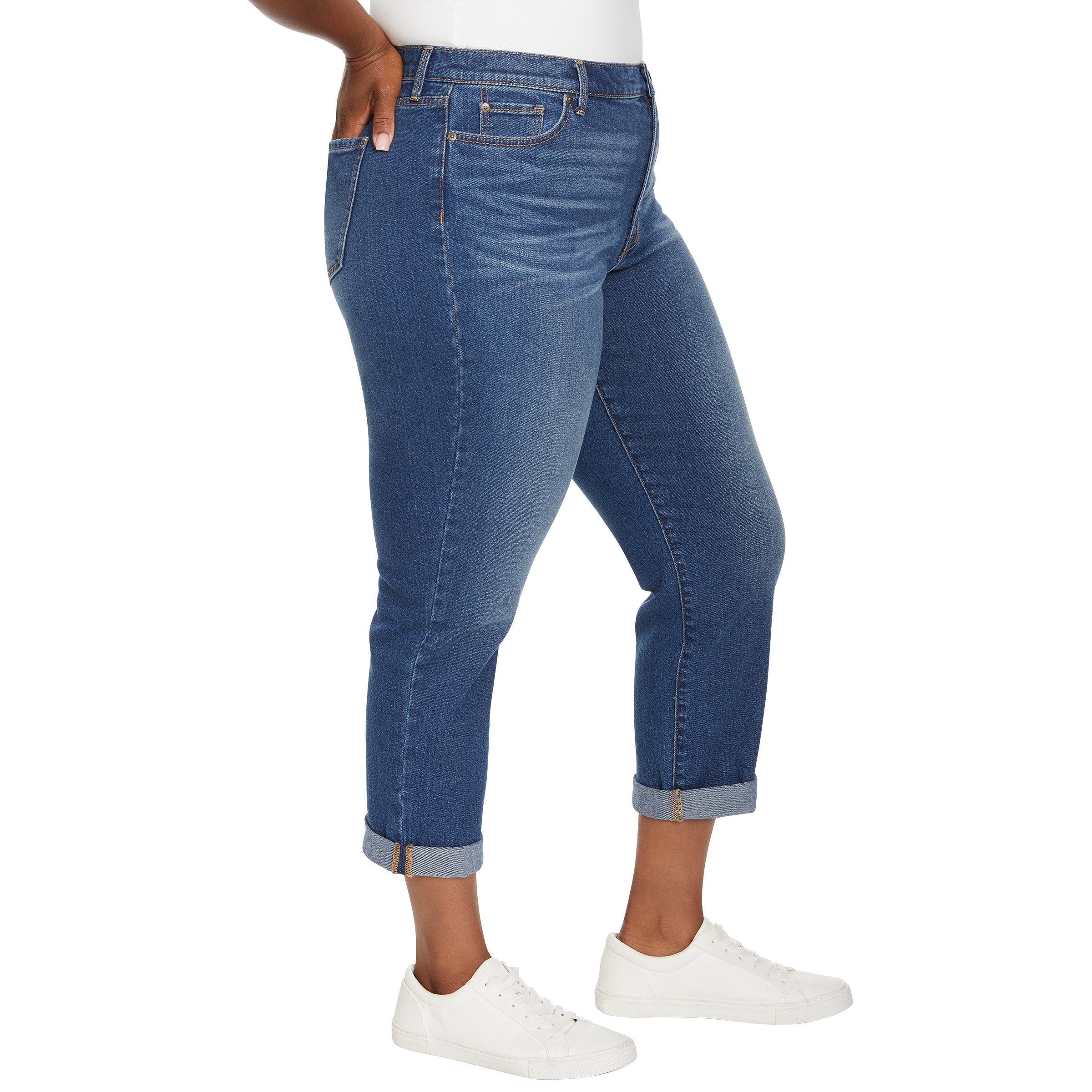 Gloria Vanderbilt Ladies' Cuffed Boyfriend Jean