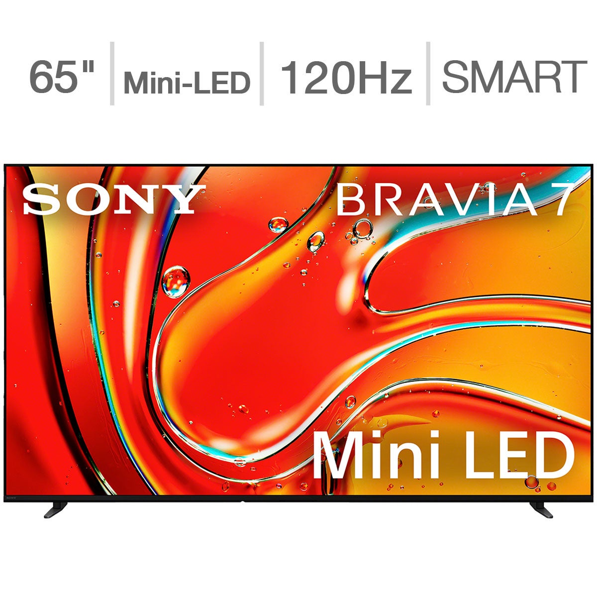 Sony 65" Class - BRAVIA 7 Series - 4K UHD QLED Mini-LED LCD TV - Allstate 3-Year Protection Plan Bundle Included for 5 Years of Total Coverage*