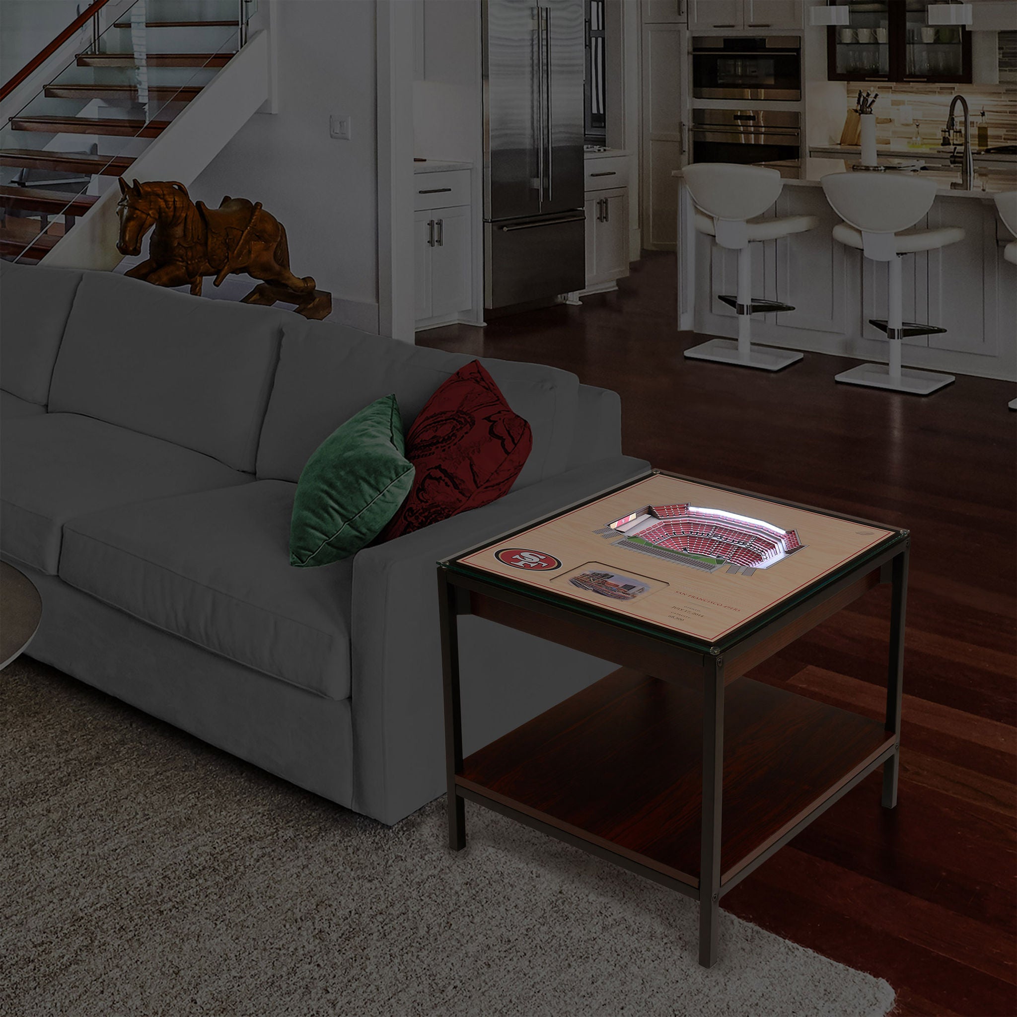 NFL 25-layer Stadium View End Table