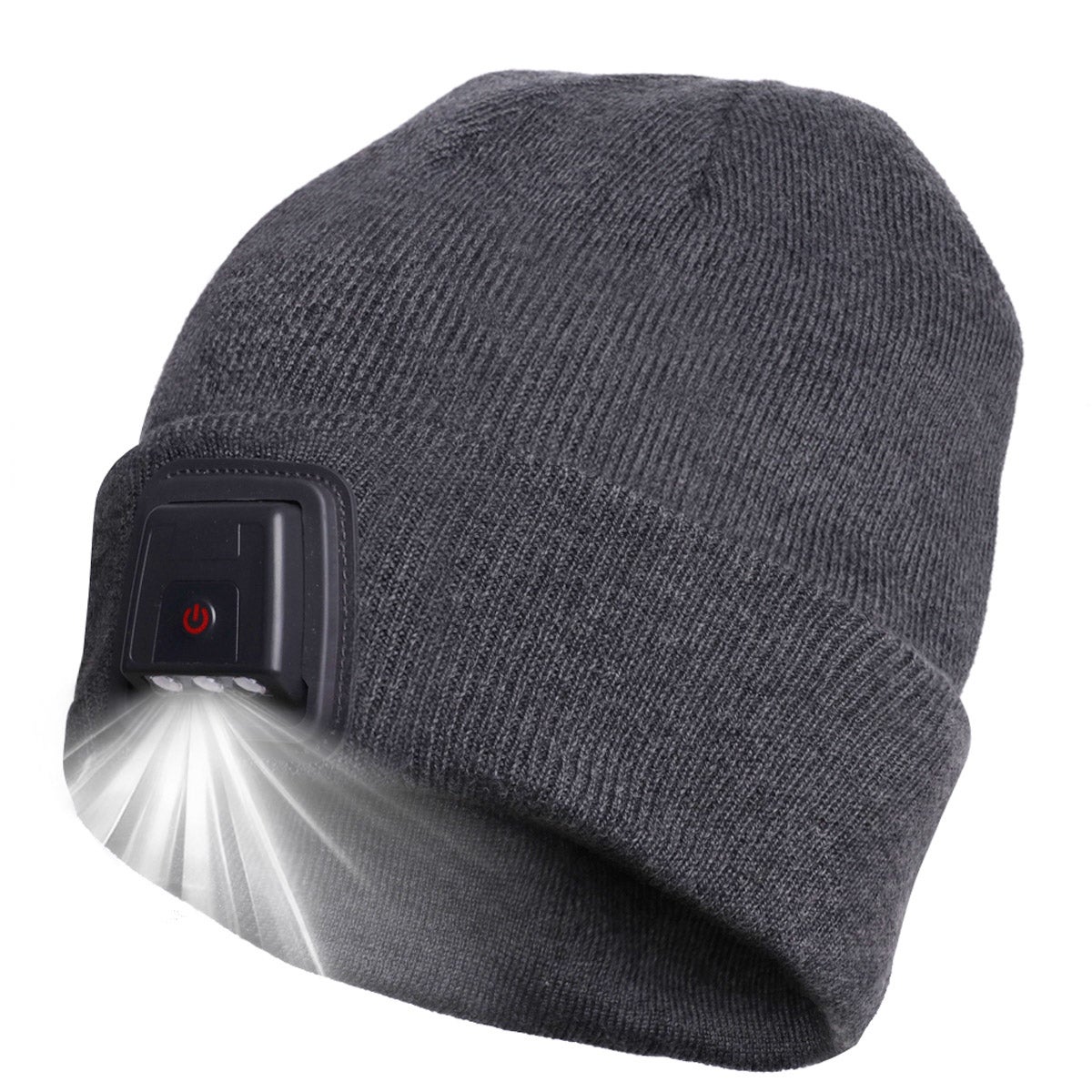Mobile Warming Heated Beanie with LED Light