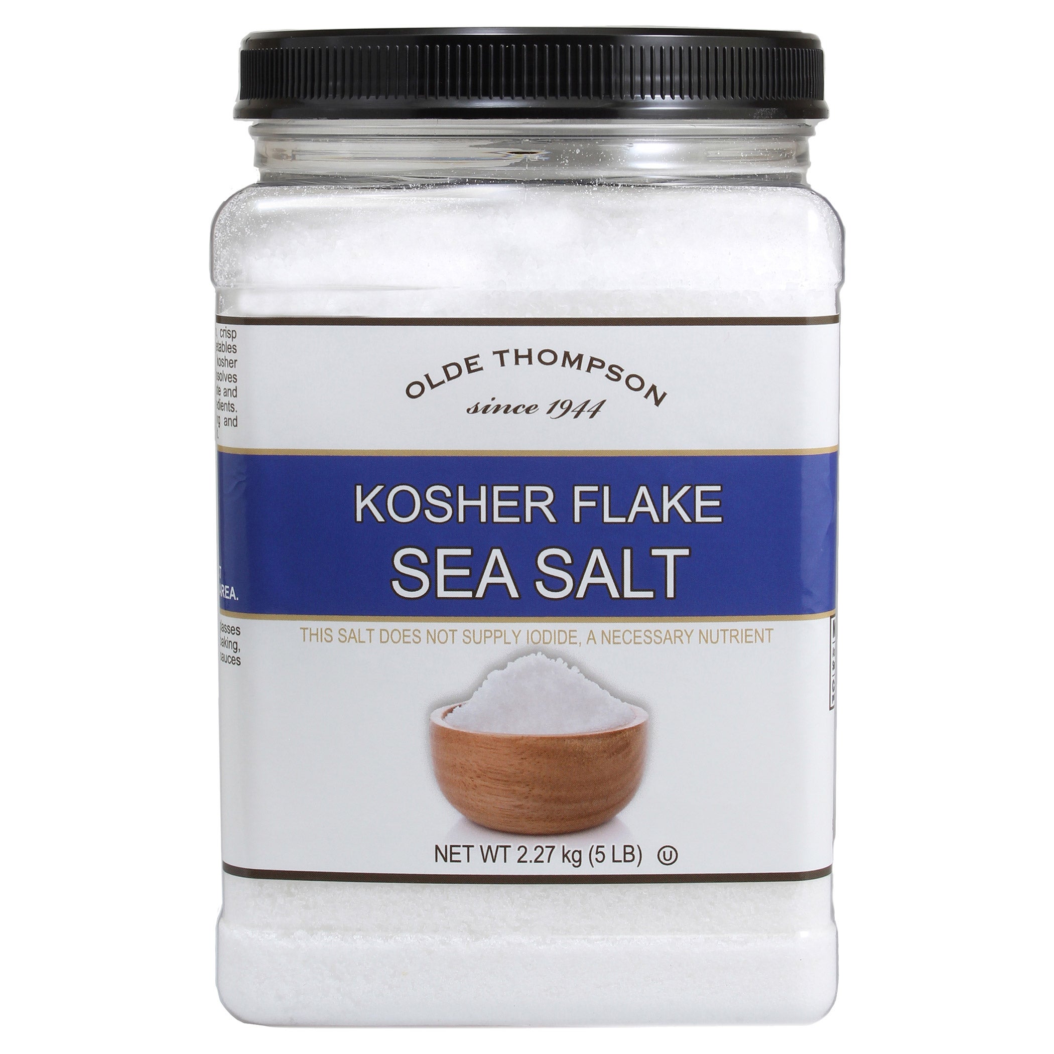 Olde Thompson, Kosher Flake Sea Salt, 5 lbs