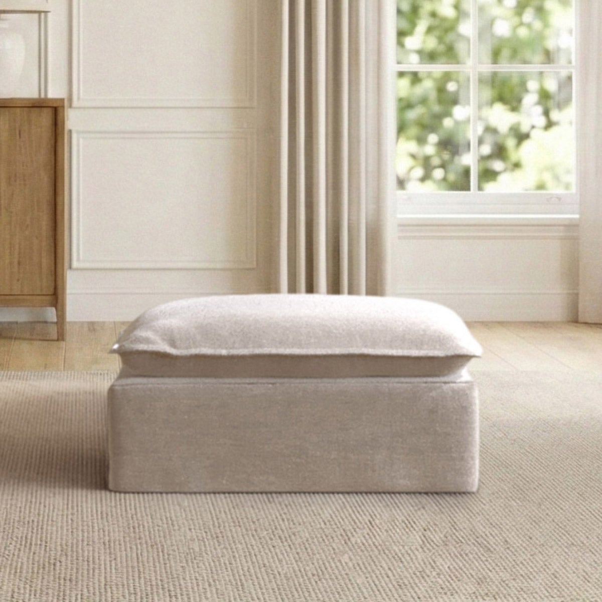 Anabei Washable Modular Ottoman