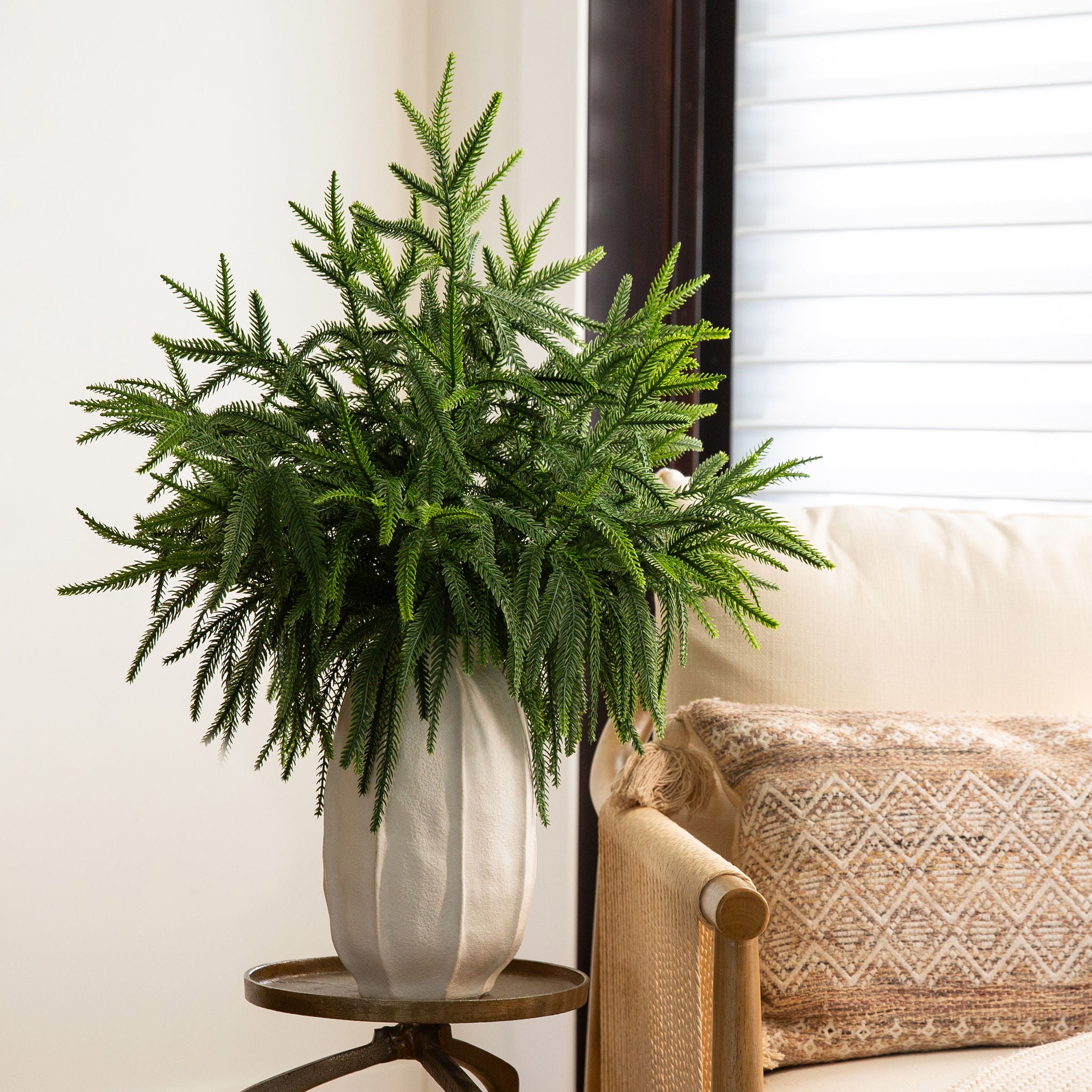 Faux 22" Cedar Arrangement
