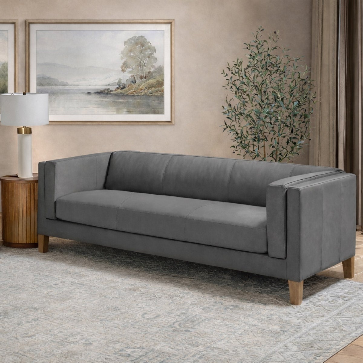 Boyd Top Grain Leather Sofa