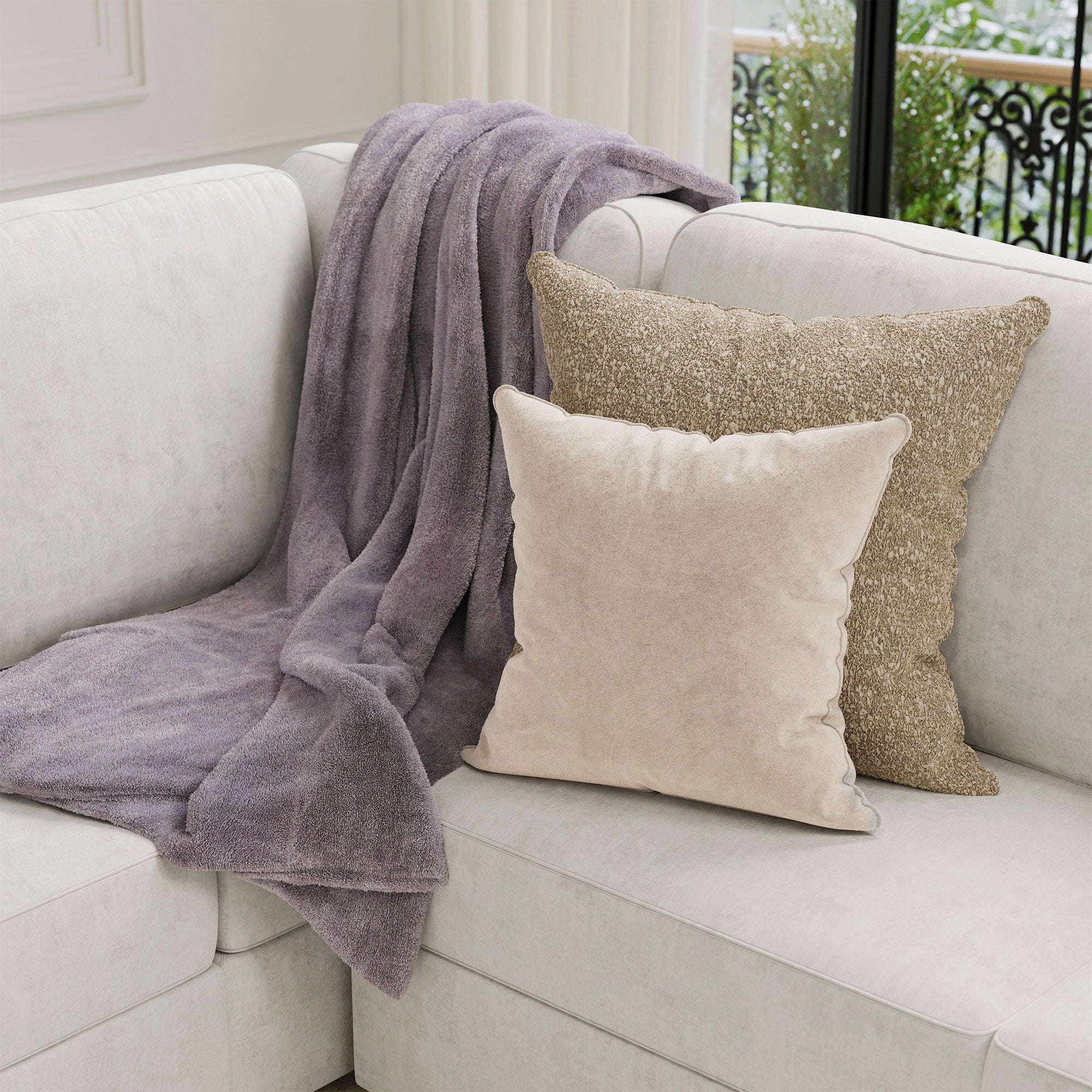 Lovesac Modular Sectional Sofa Bundle 4 Seats/5 Square Sides with Storage