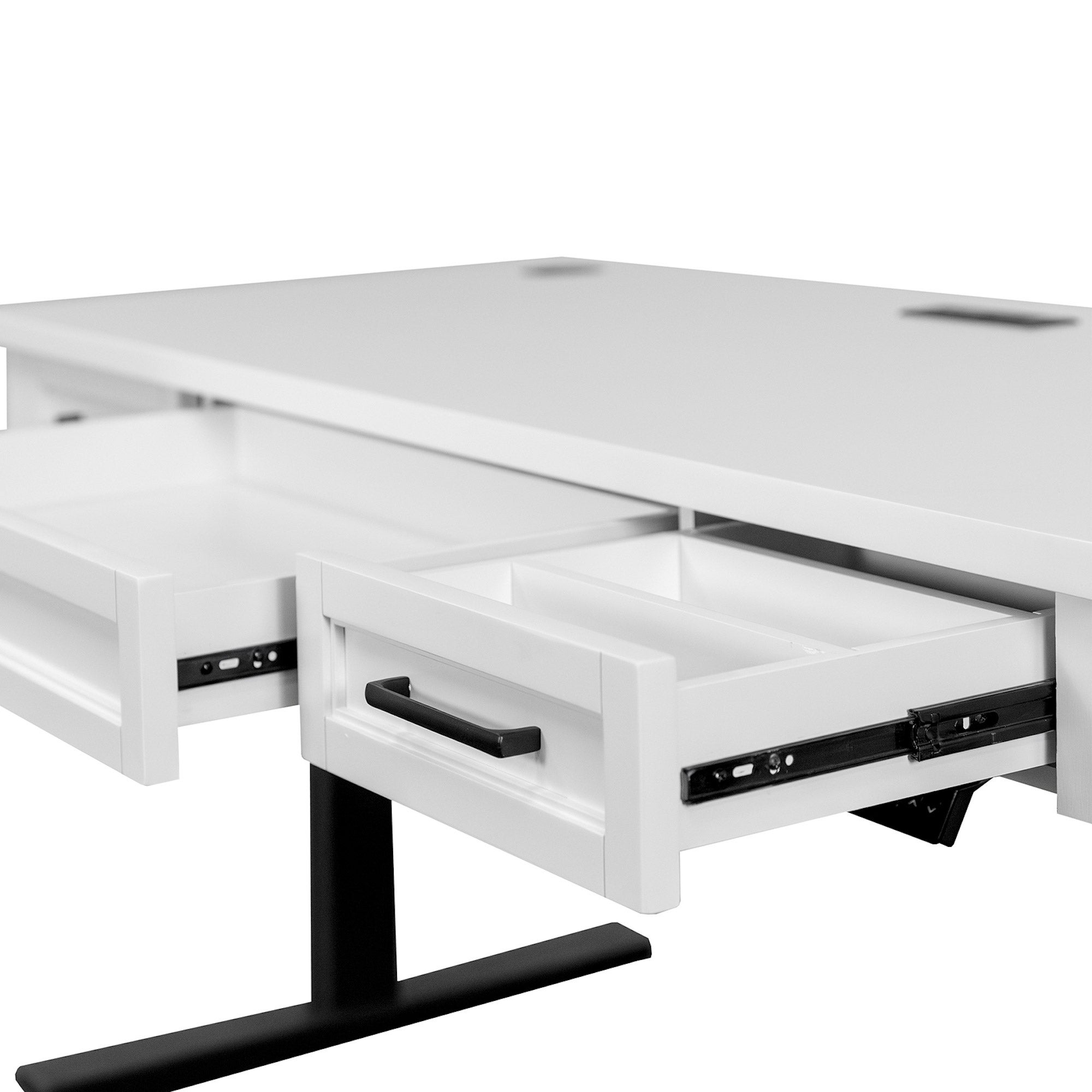 Abby Adjustable Desk 3-piece Office Collection