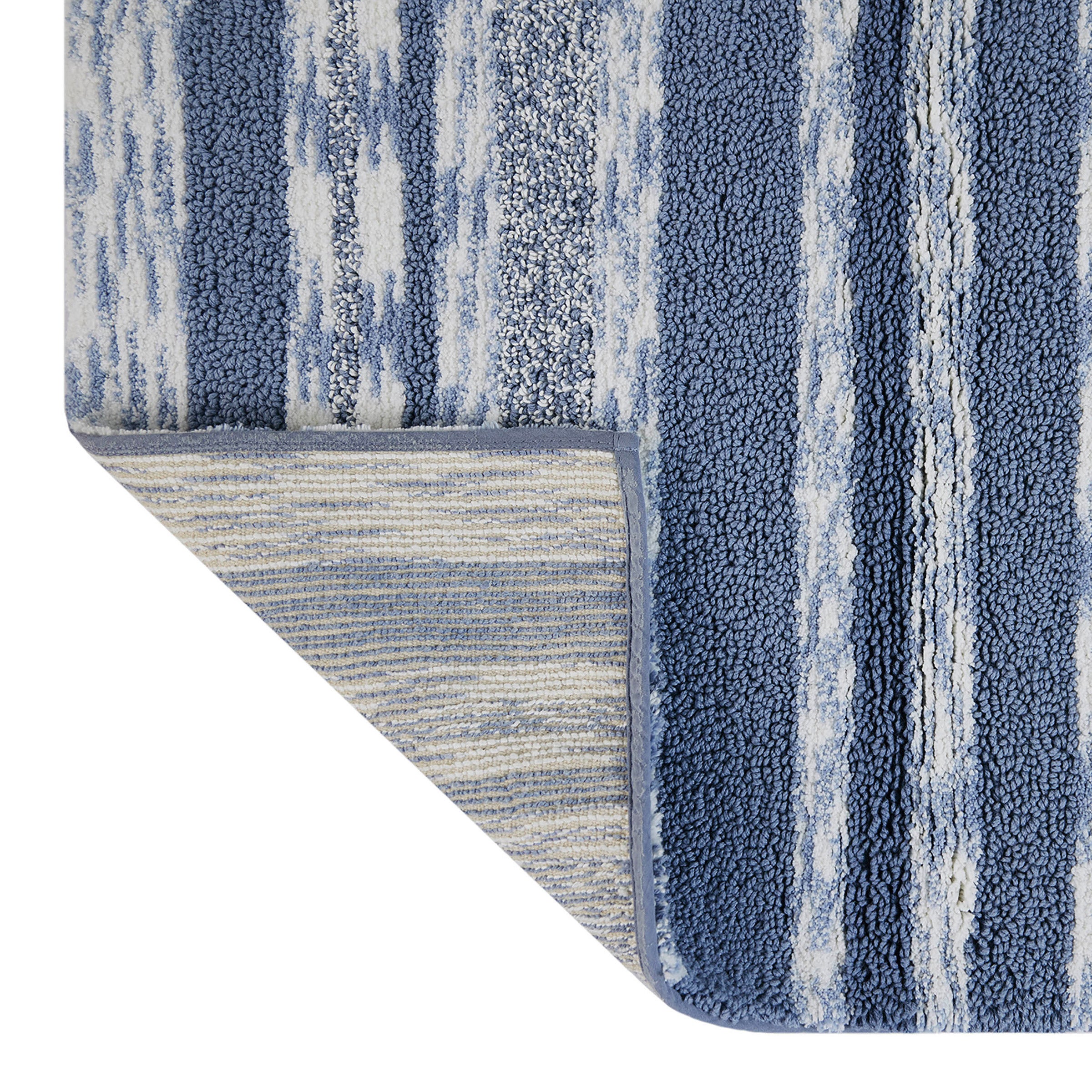Cotton Stripe Bath Mat
