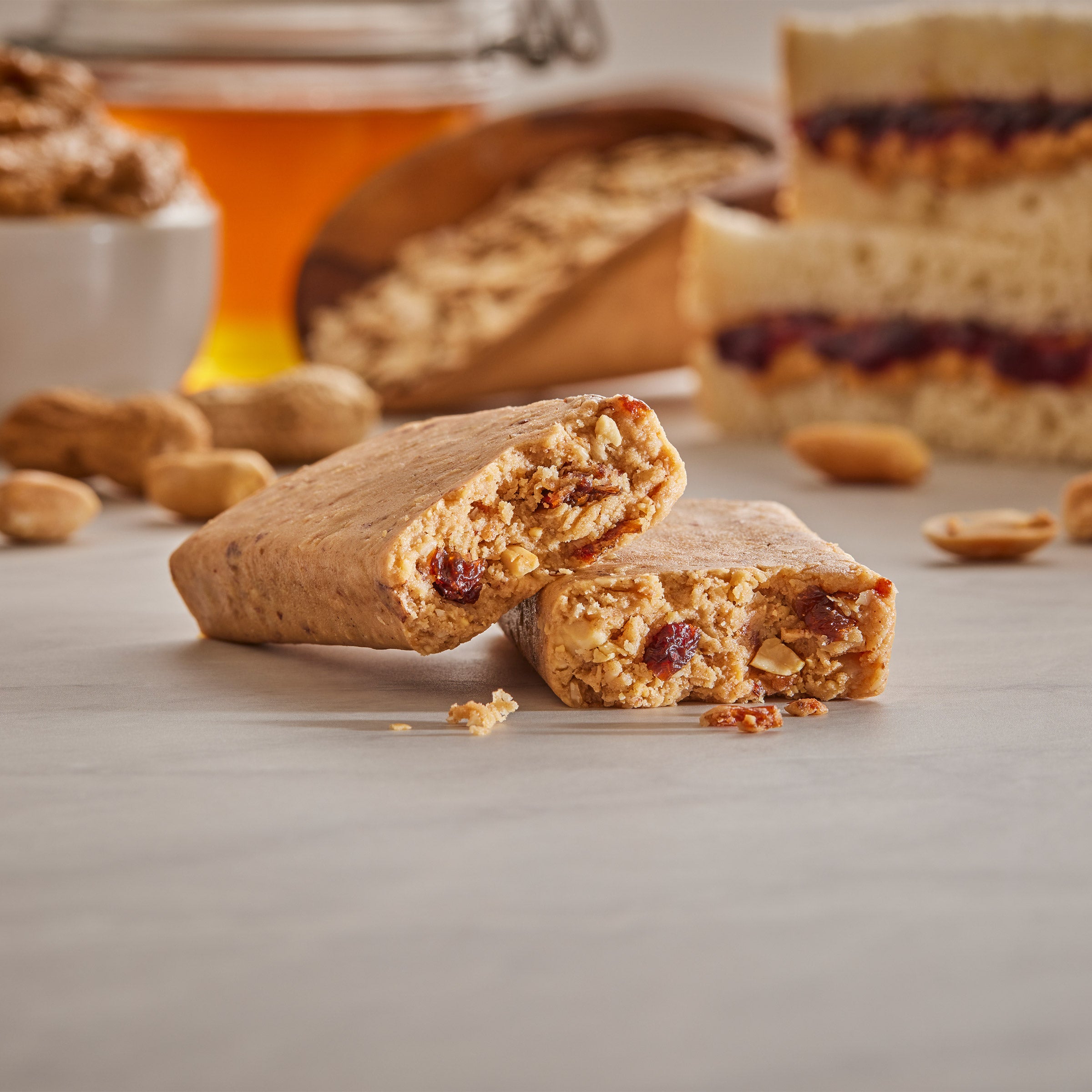 G2G 3-pack Peanut Butter & Jelly Protein Bars, 24-count