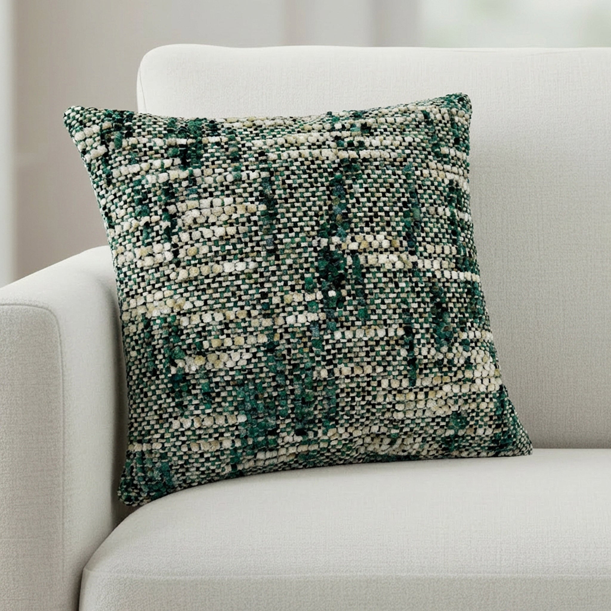 Marbled Chenille Decorative Pillow Cover, 2-pack