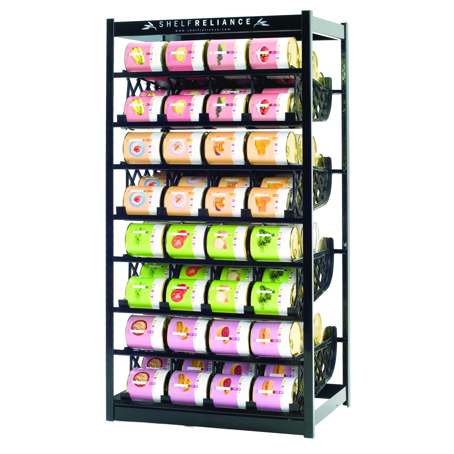 Shelf Reliance Harvest Food 72" #10 Rotation System