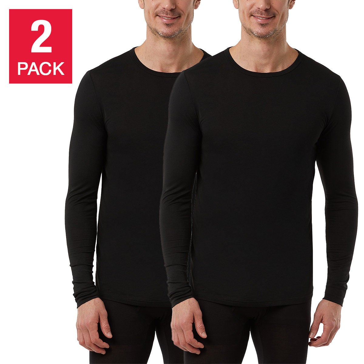 32 Degrees Men's Heat Tee, 2-pack