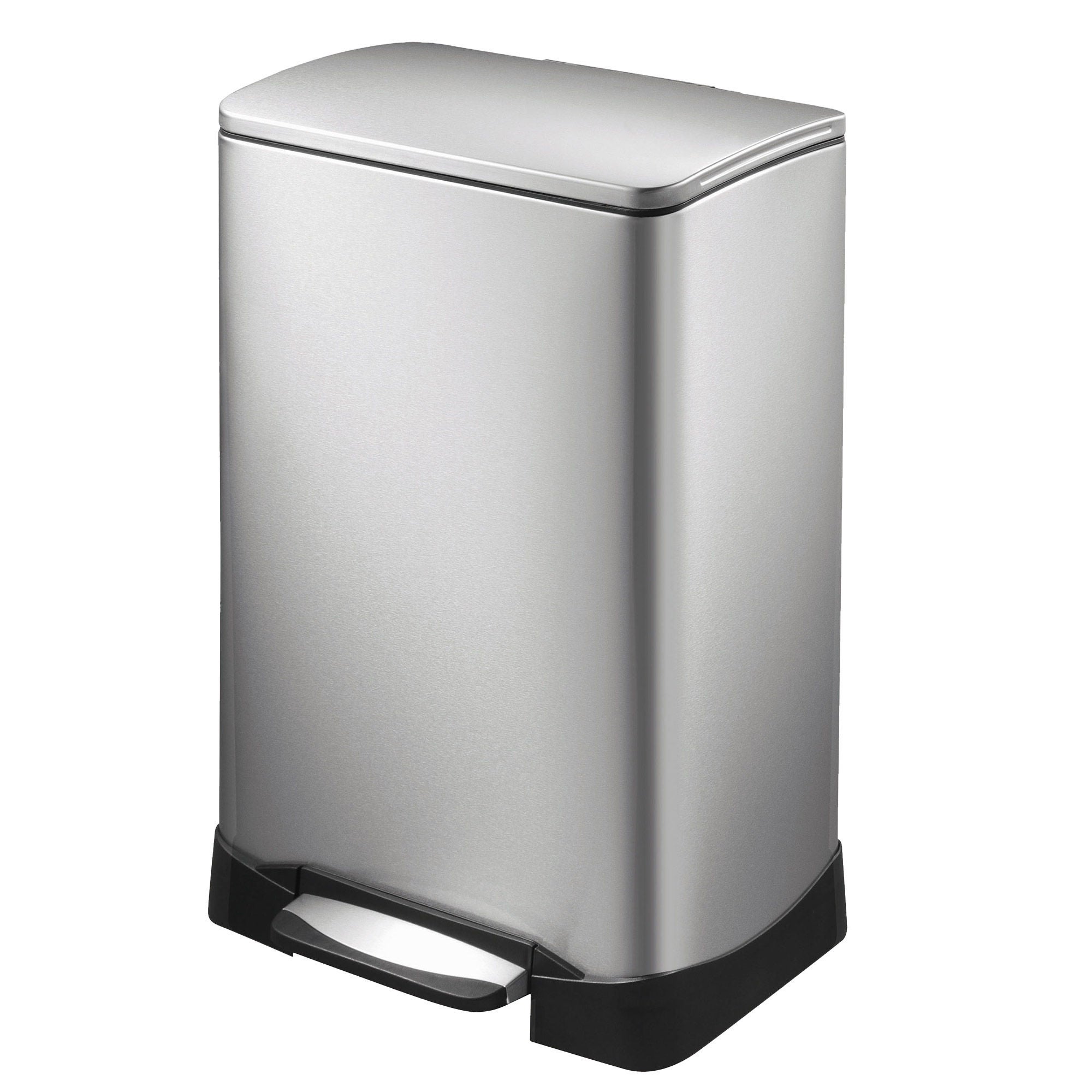EKO 13-gallon Neo Cube Stainless Steel Trash Can