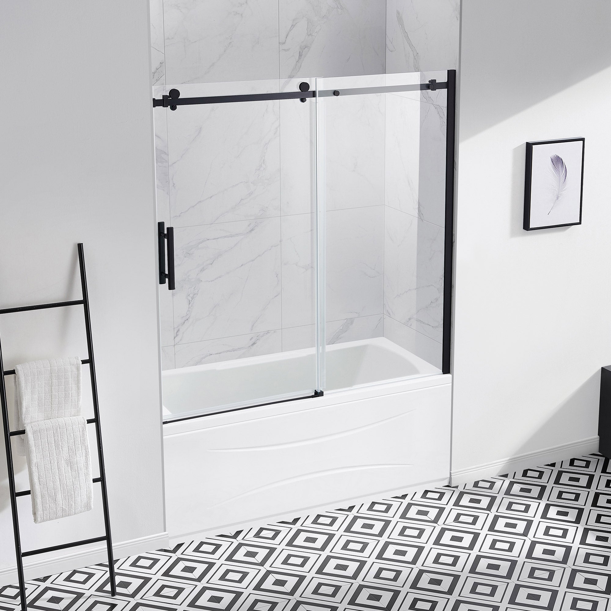 OVE Decors Kelsey 60" Tub Door