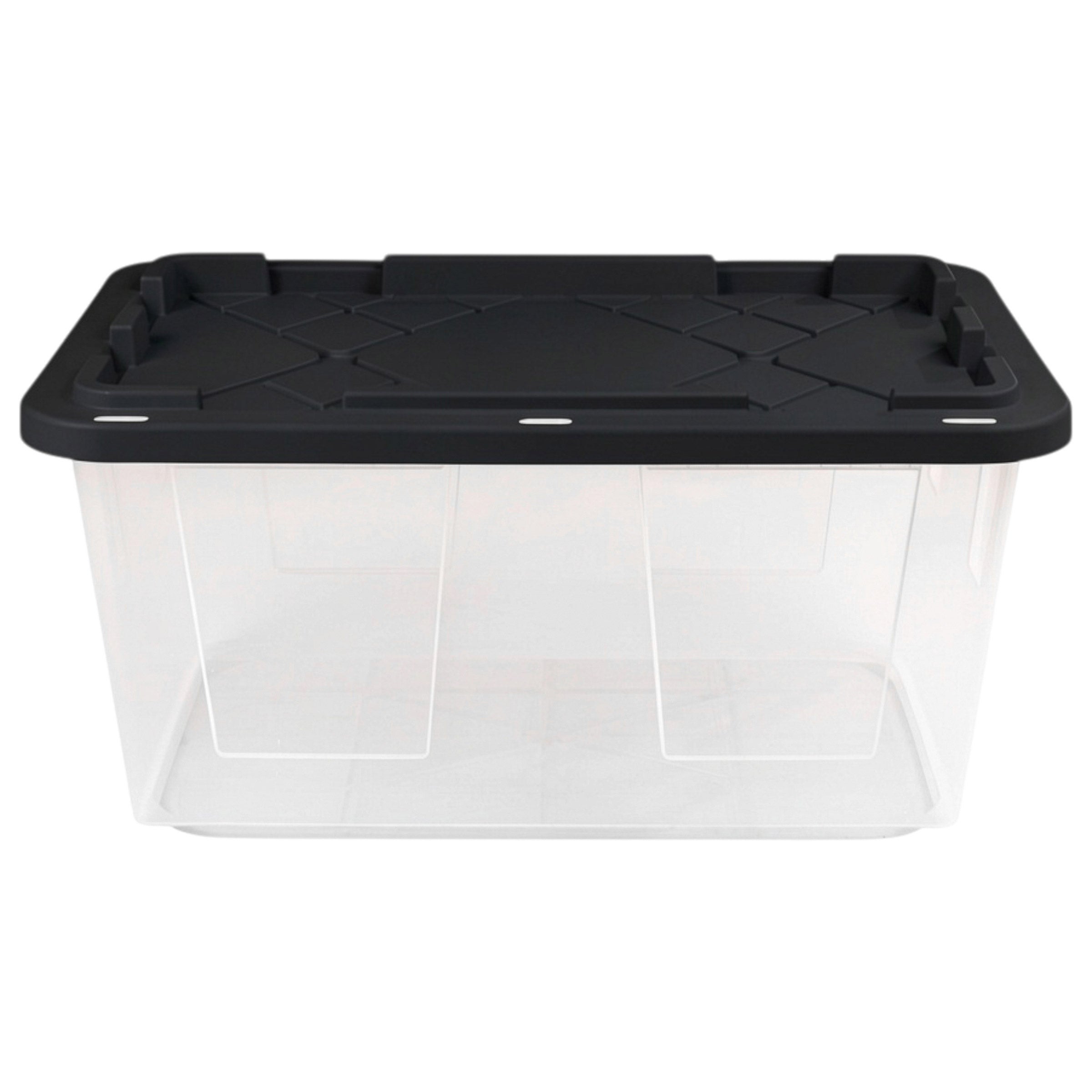 Greenmade 27 Gallon Clear Storage Bin, 8‑pack