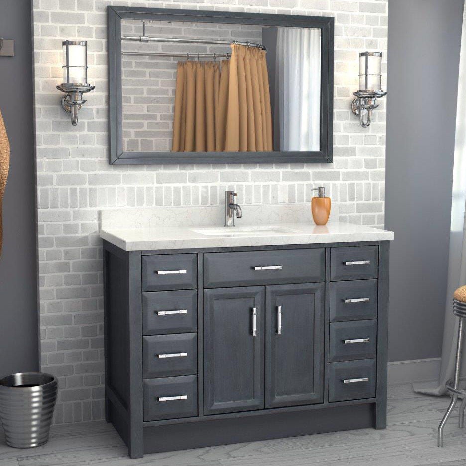 Calais 48" French Gray Vanity by Studio Bathe