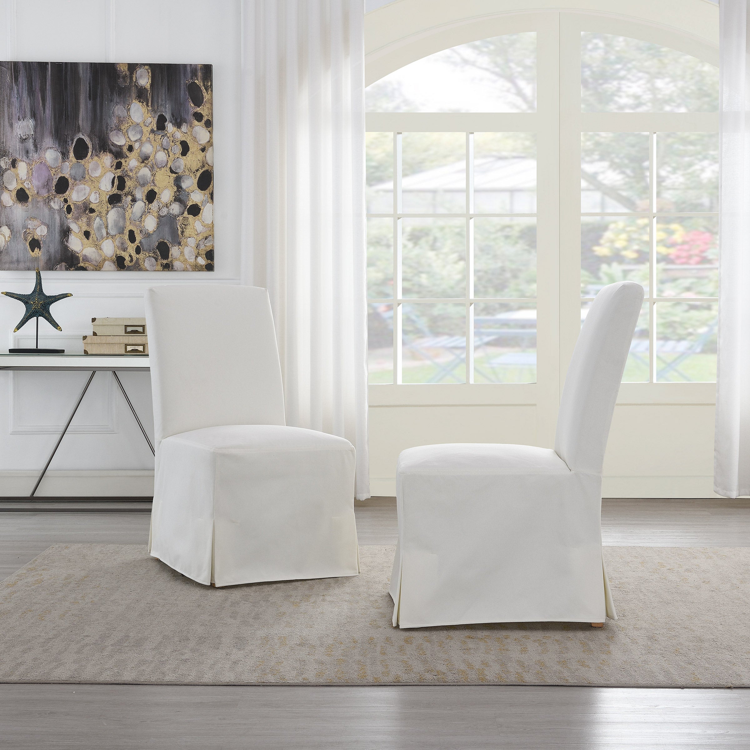 Clare Slipcover Dining Chair, 2-pack