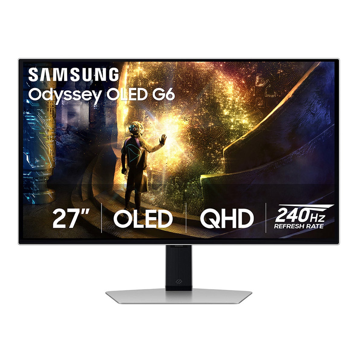 Samsung Odyssey G6 27” QHD QD-OLED 240Hz FreeSync Premium Pro Gaming Monitor