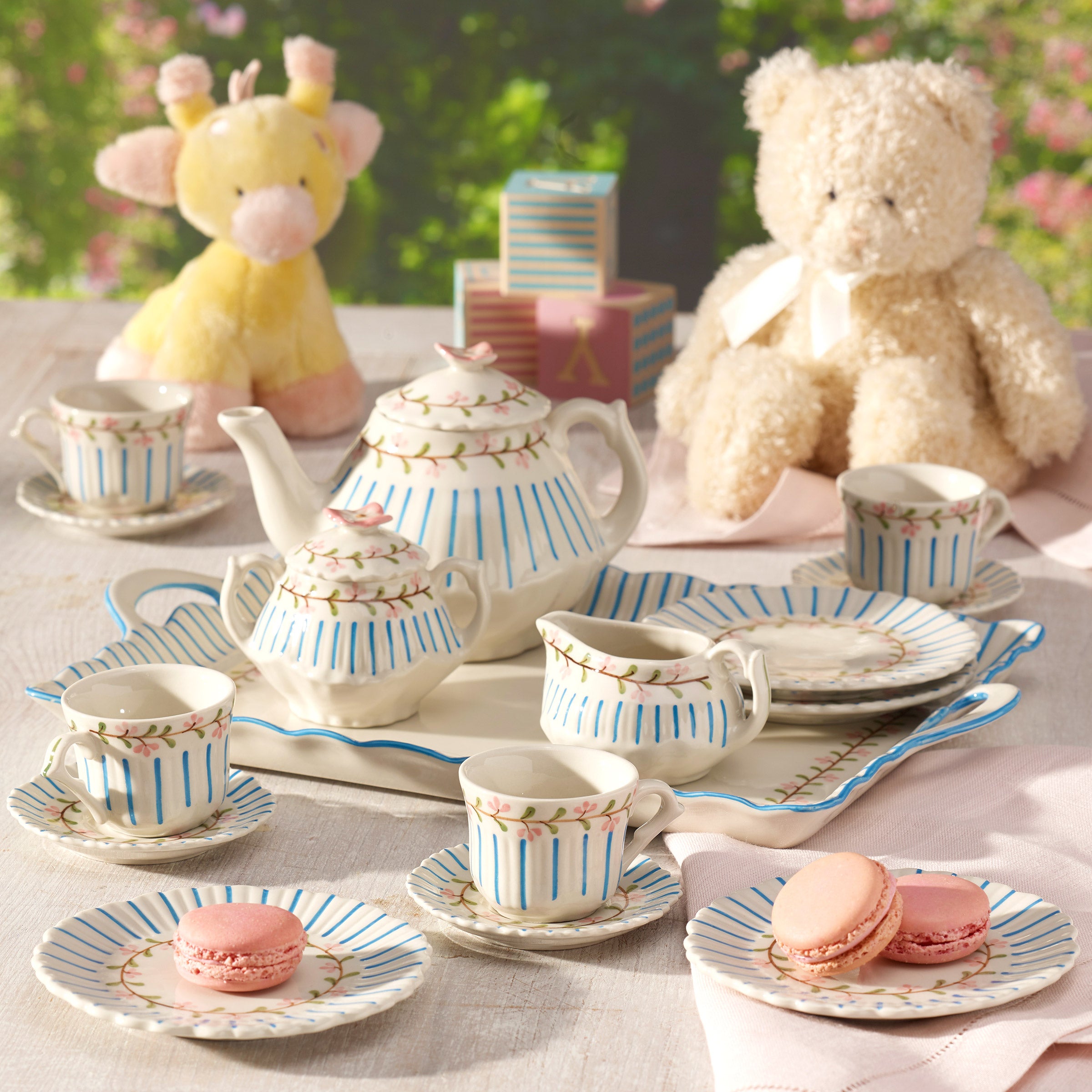 Fitz & Floyd Toulouse Children's Tea Set