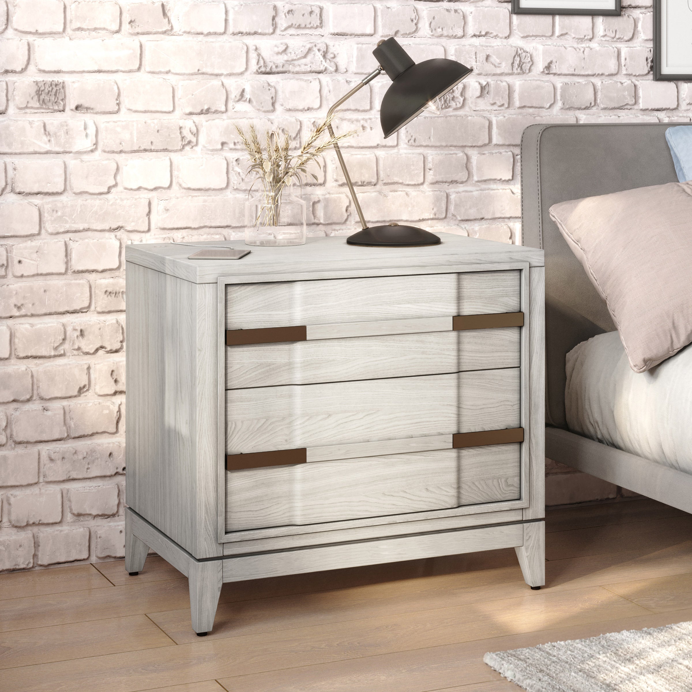 Loma Point Nightstand with Power