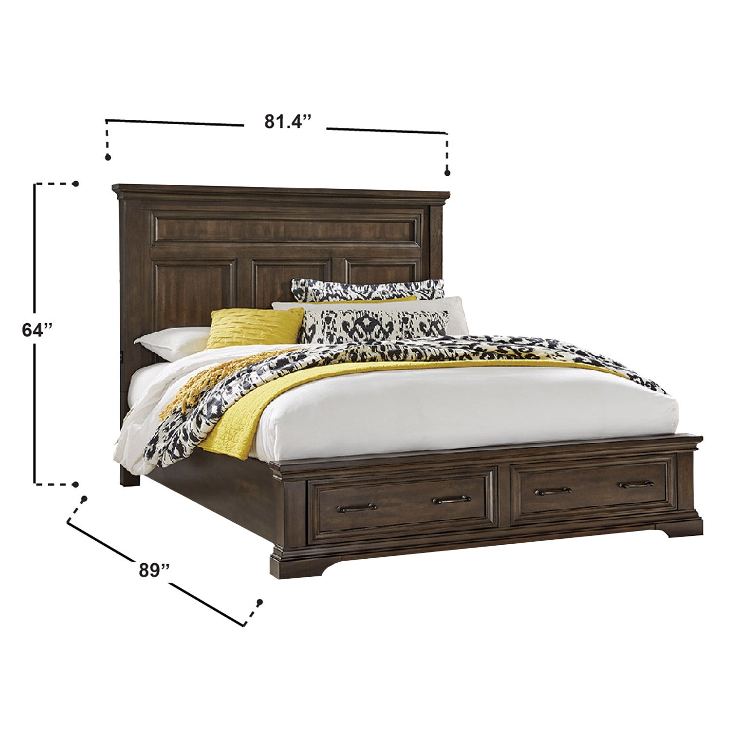 Pacific Grove King Storage Bed