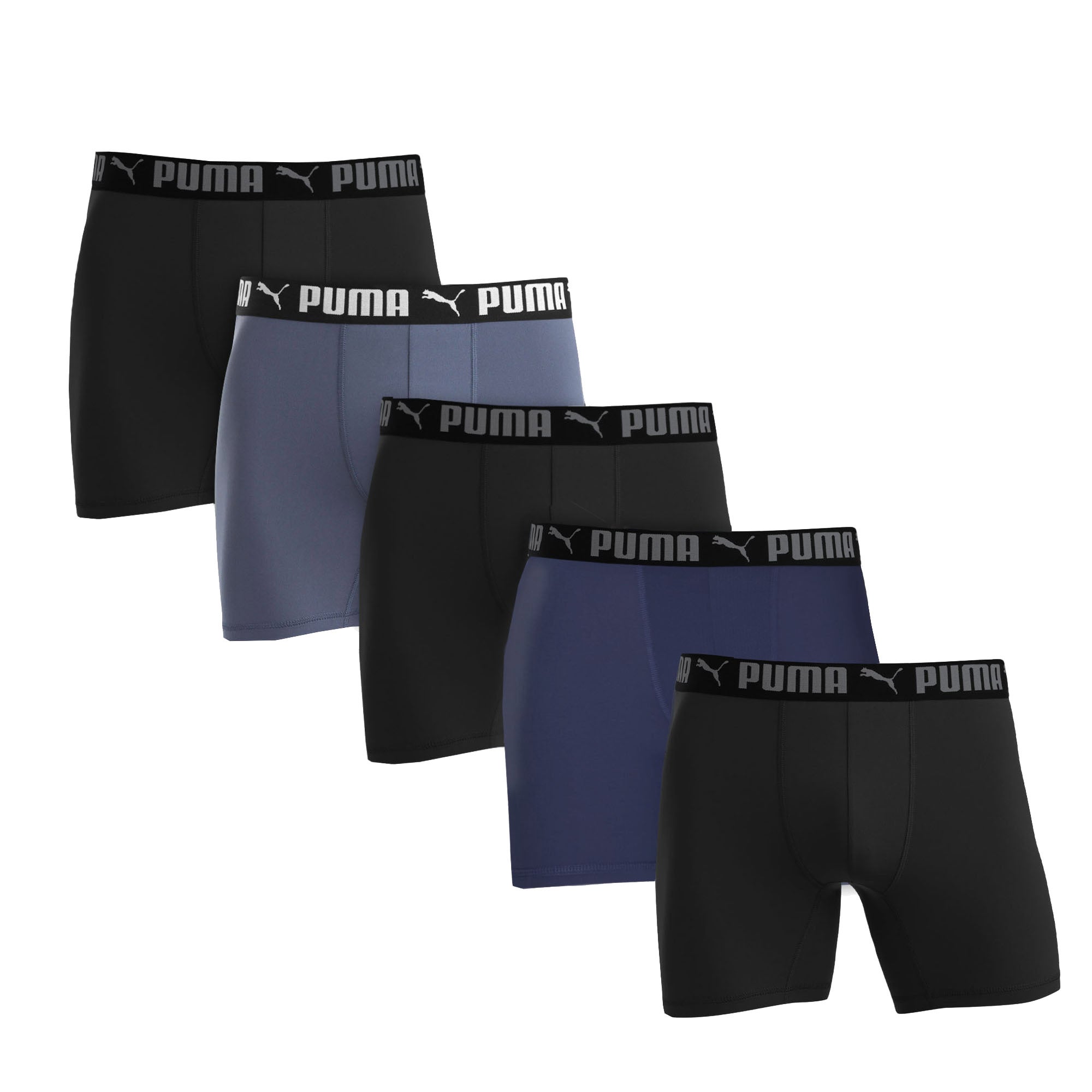 PUMA Men's Boxer Brief, 5 pack