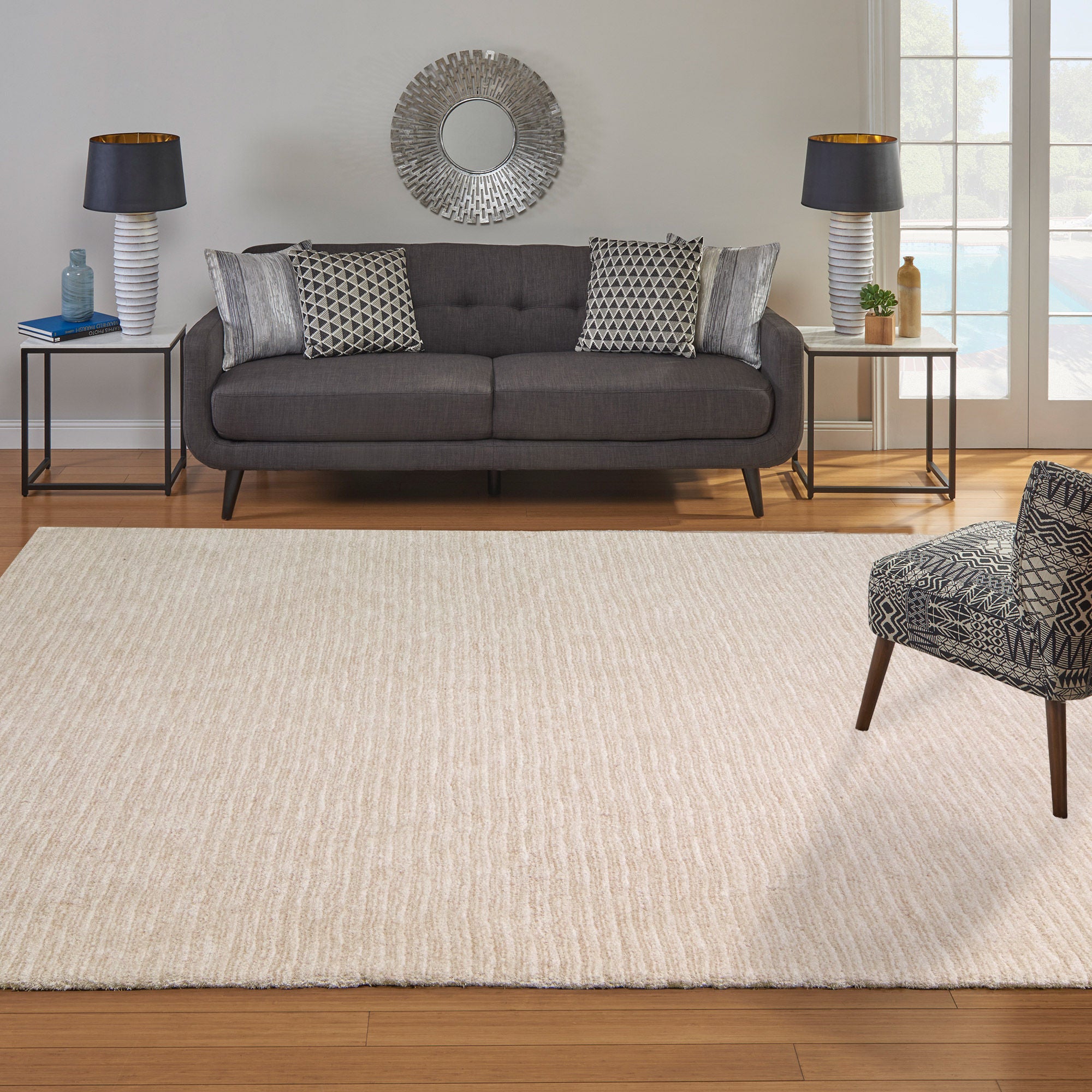 Soft Step Shag, Hyden Ivory / Beige