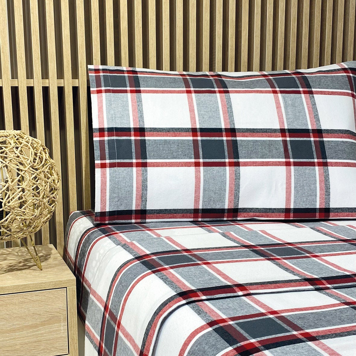 Portuguese Flannel 3-piece Sheet Set, Twin