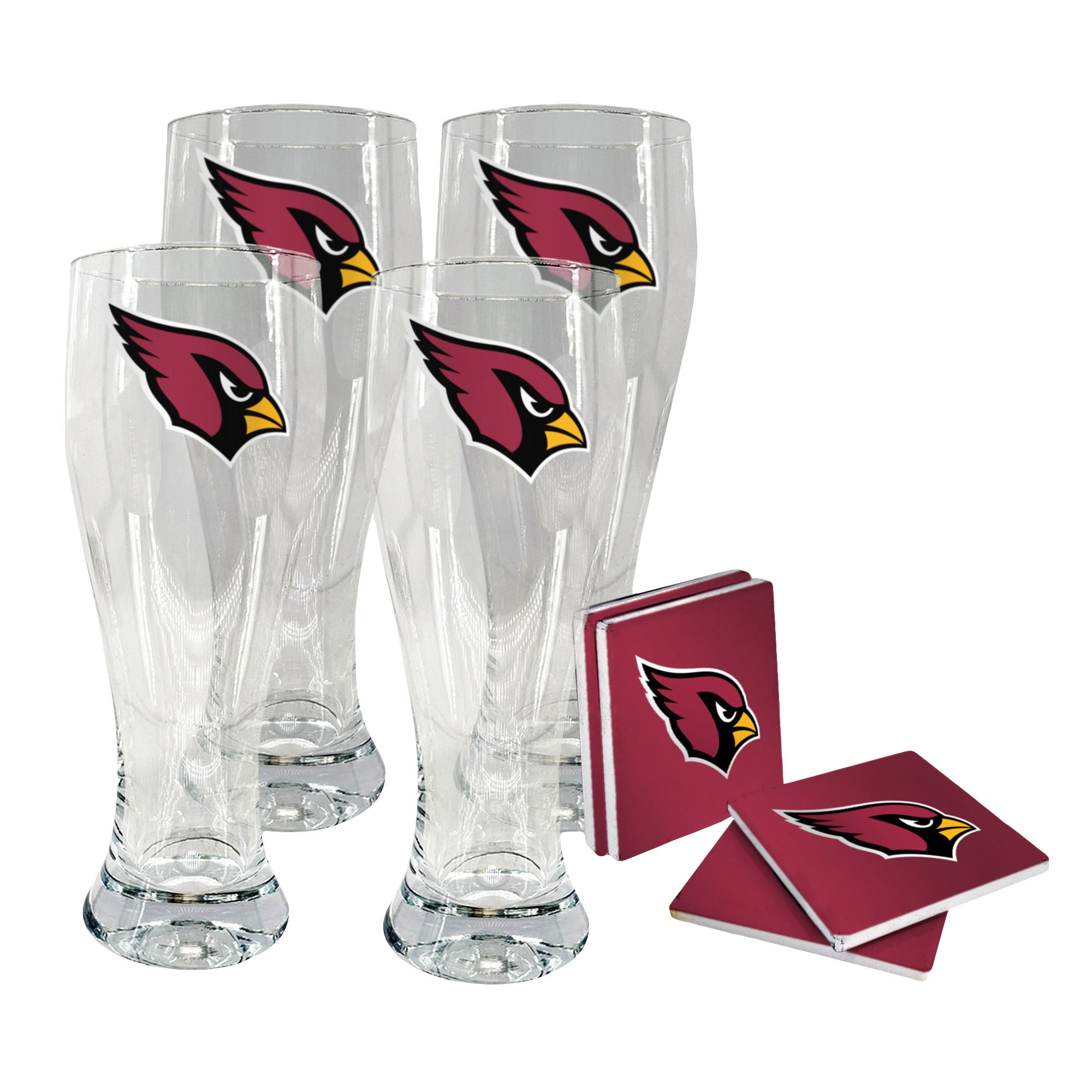 NFL Pilsner & Coaster Set