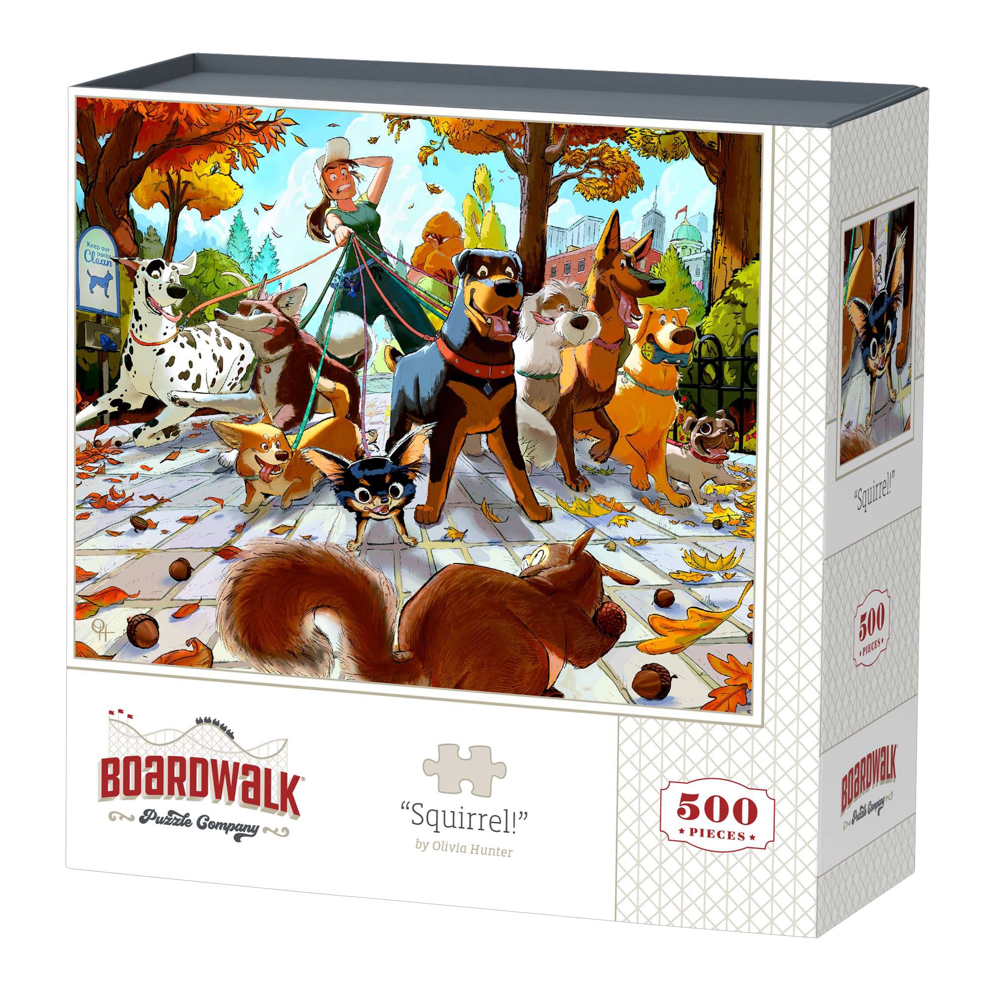 Boardwalk Assorted Jigsaw Puzzles, 3-pack
