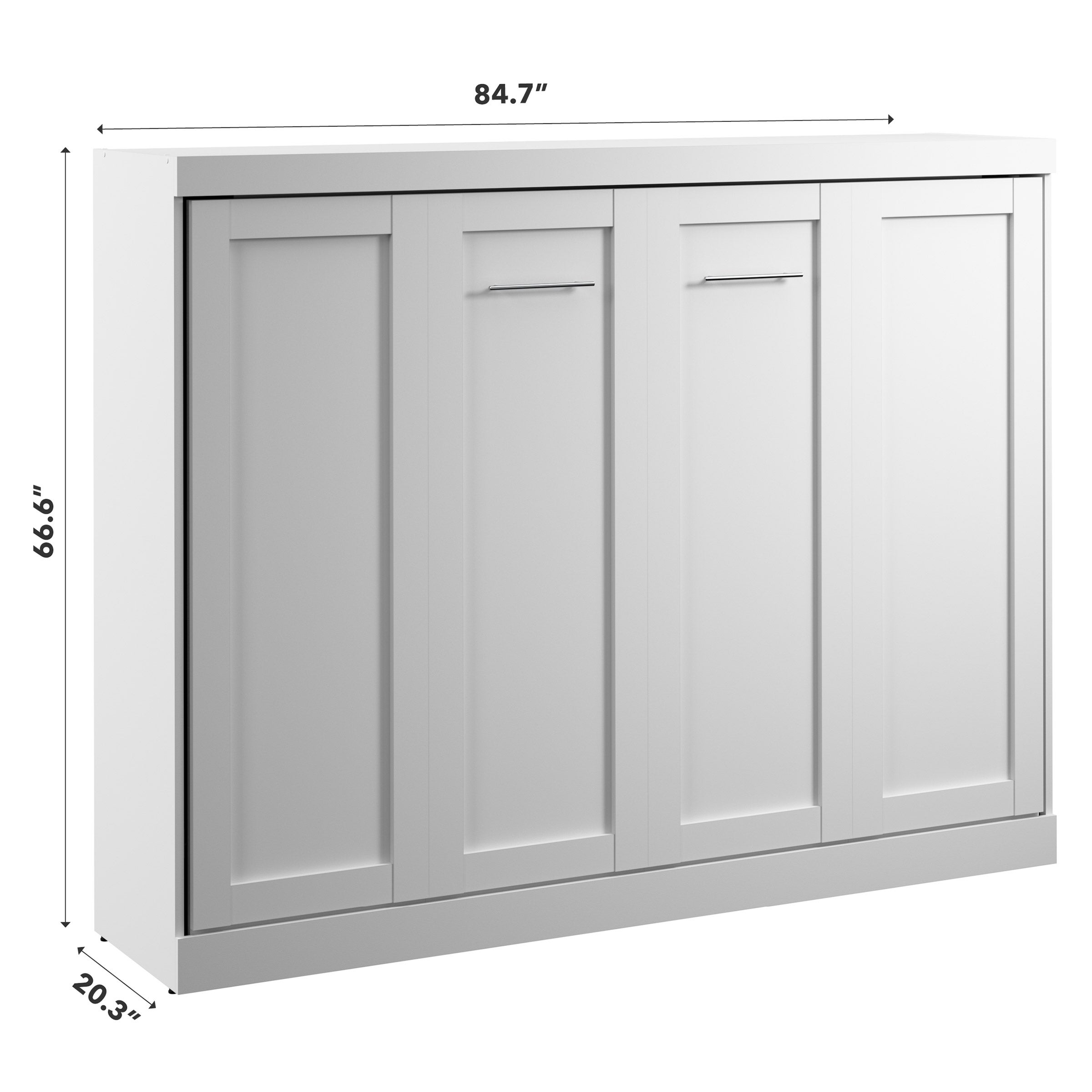 Oasis Horizontal Murphy Bed, Queen Size