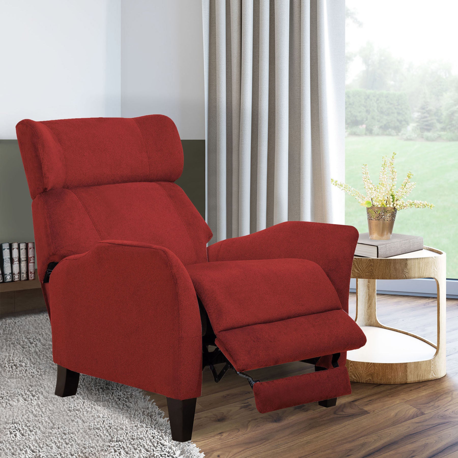 Francesca Fabric Pushback Recliner