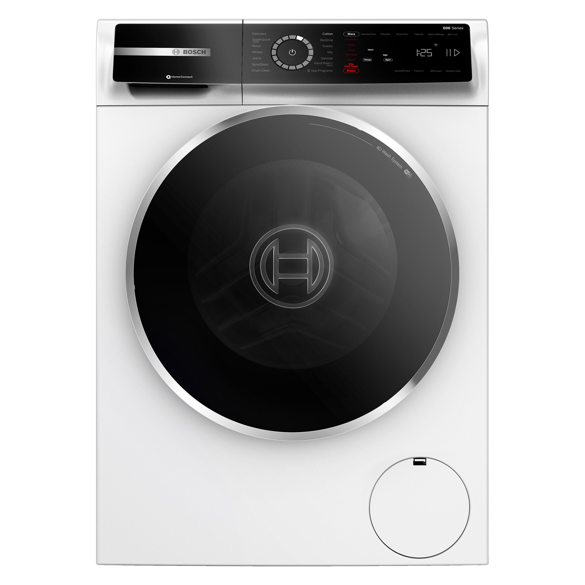 Bosch 500 Series 2.4 cu. ft. Compact Washer with 4D Wash System with AquaStop Plus Leak Protection