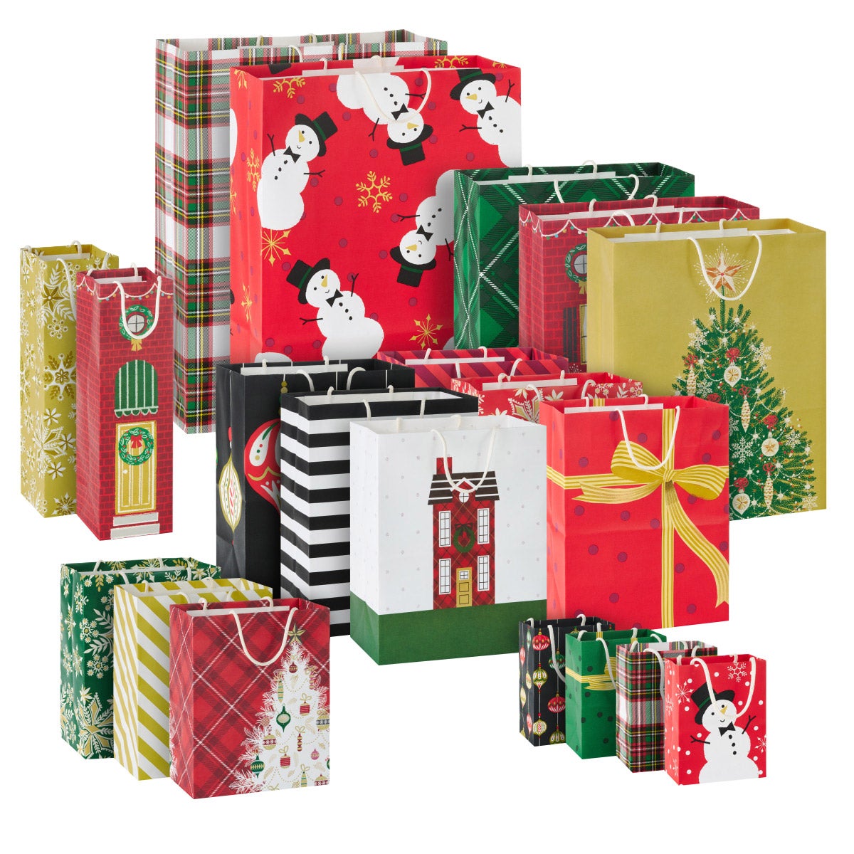Hallmark Gift Bags - Traditional , 20-count