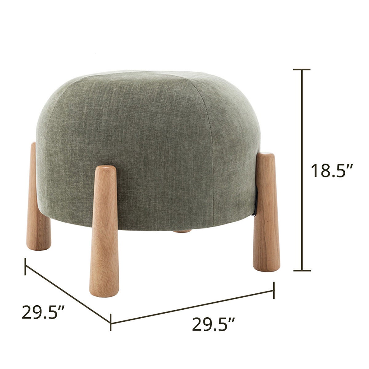 Wovenbyrd Mayfair Large Stackable Ottoman