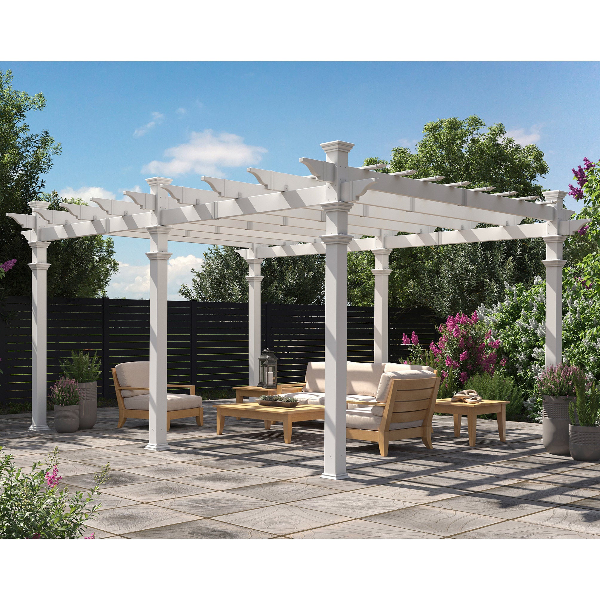 Vita Grande Vinyl Pergola
